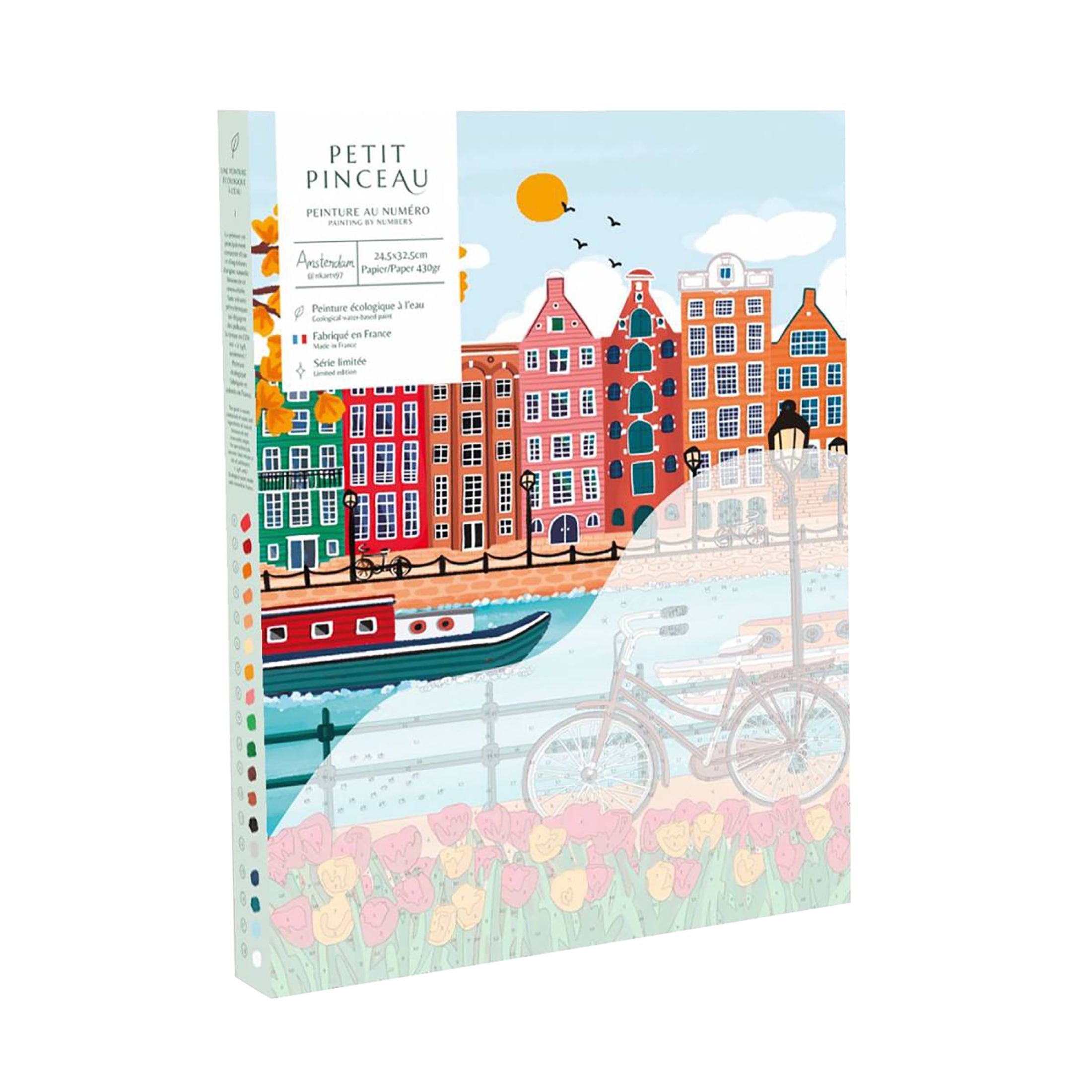 Herring & Bones - Concept Store Joyeux - La Petite Epicerie - DIY - Coffret de peinture au numéro "Amsterdam"