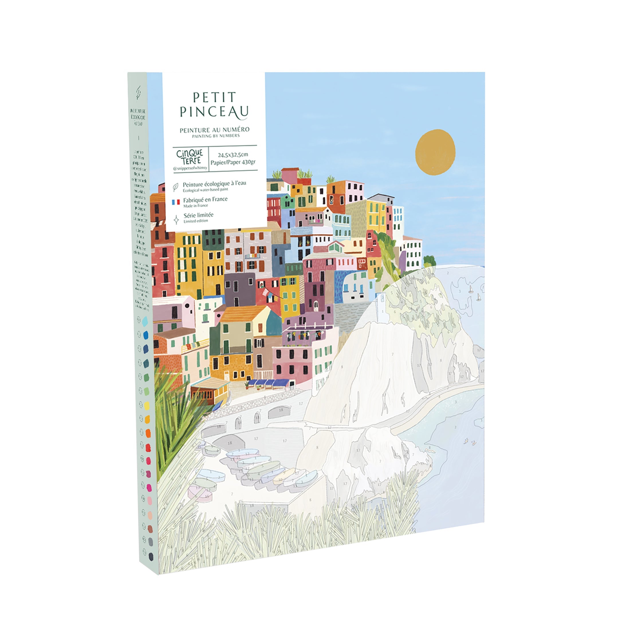 Herring & Bones - Concept Store Joyeux - La Petite Epicerie - DIY - Coffret de peinture au numéro "Cinque Terre"