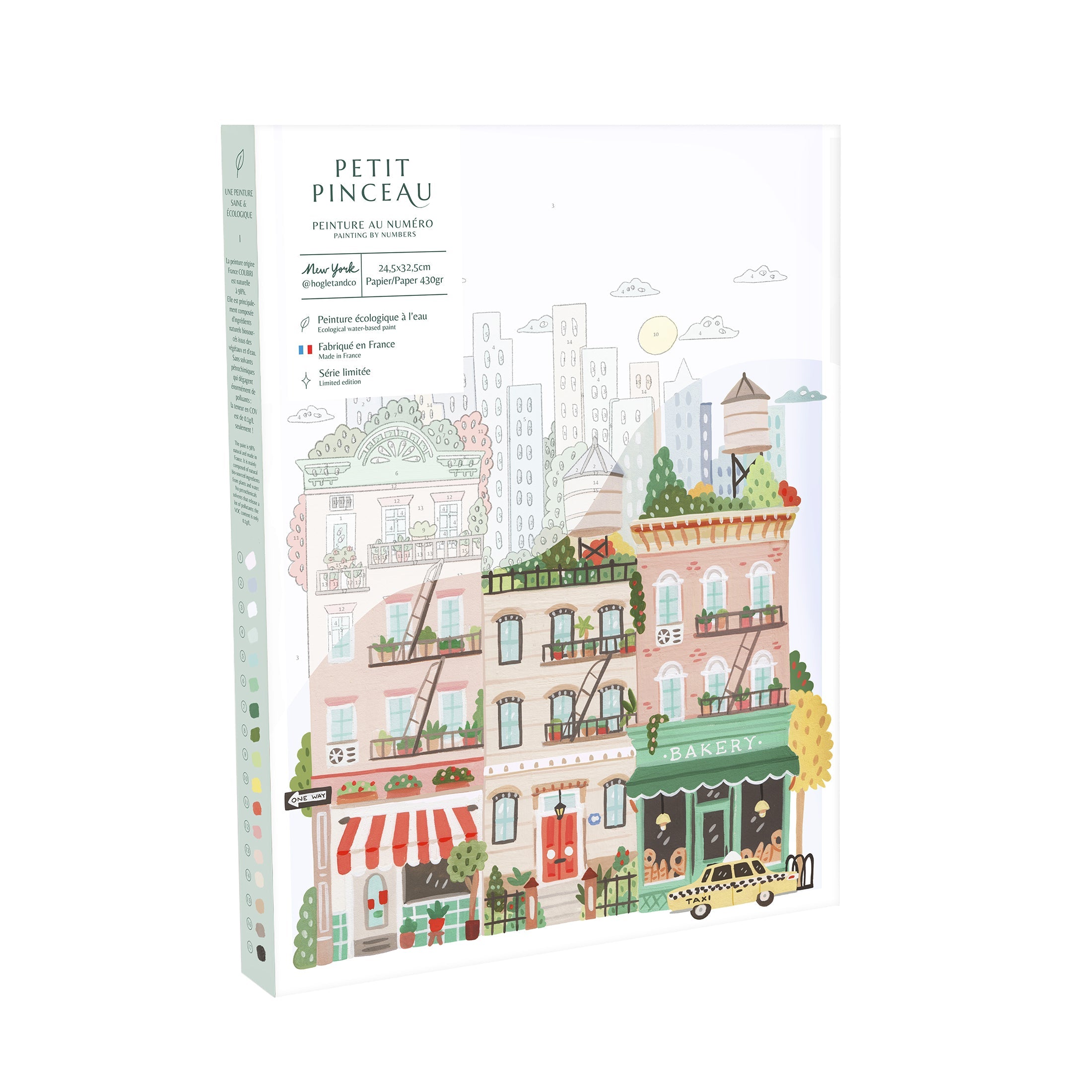 Herring & Bones - Concept Store Joyeux - La Petite Epicerie - DIY - Coffret de peinture au numéro "New York"