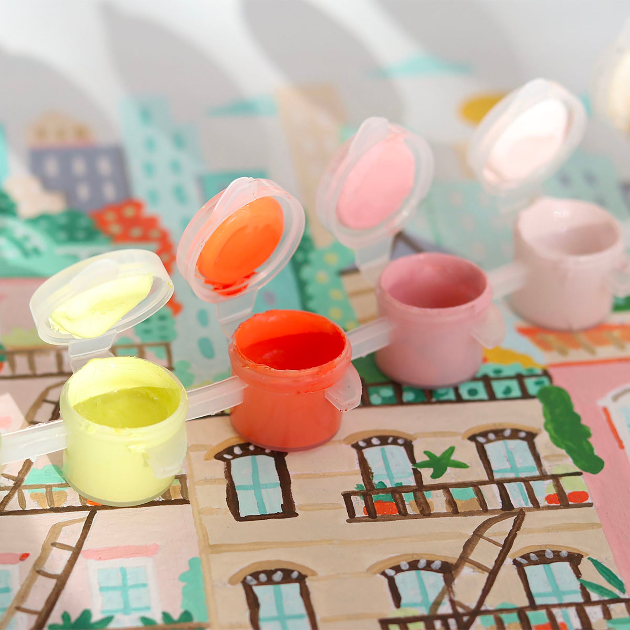 Herring & Bones - Concept Store Joyeux - La Petite Epicerie - DIY - Coffret de peinture au numéro "New York"