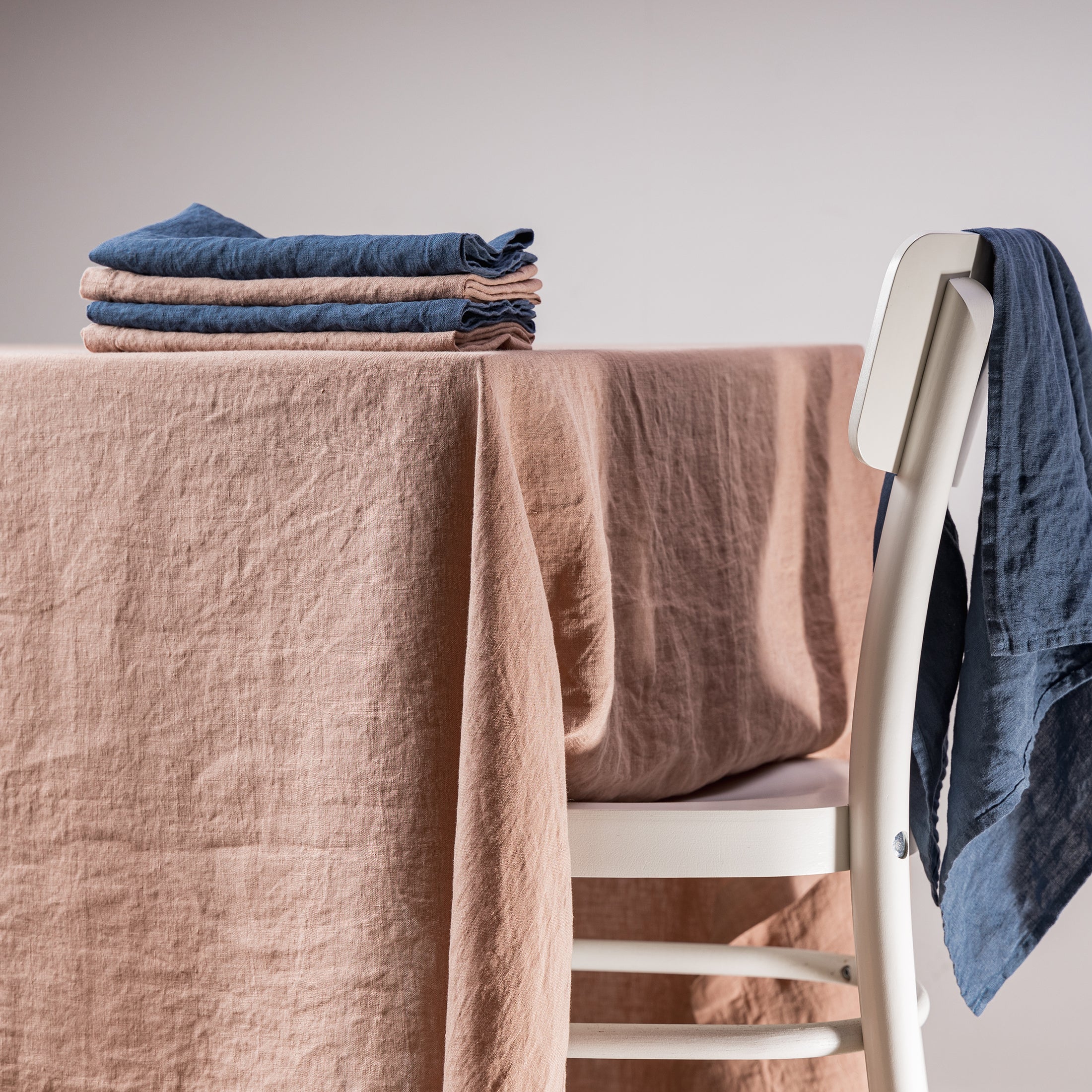 Herring & Bones - Concept Store Joyeux - LinenMe - Nappes - Nappe en lin lavé