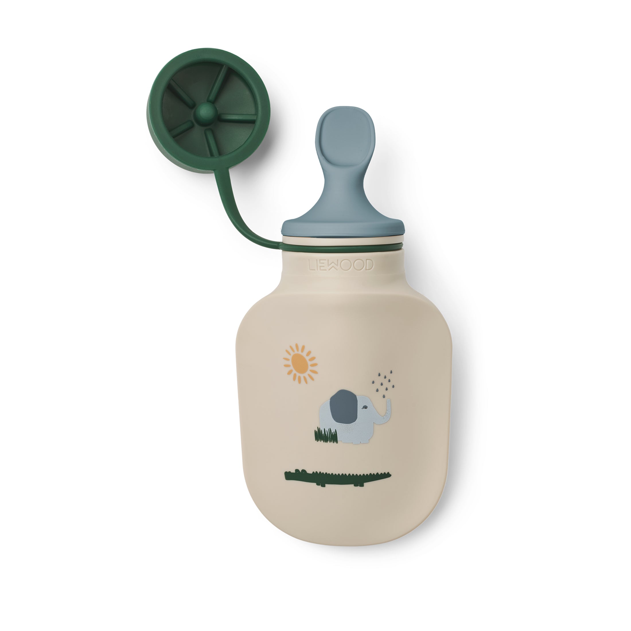 Herring & Bones - Concept Store Joyeux - LIEWOOD - Verres Enfants - Lot de 2 gourdes à smoothies "Lizzie"