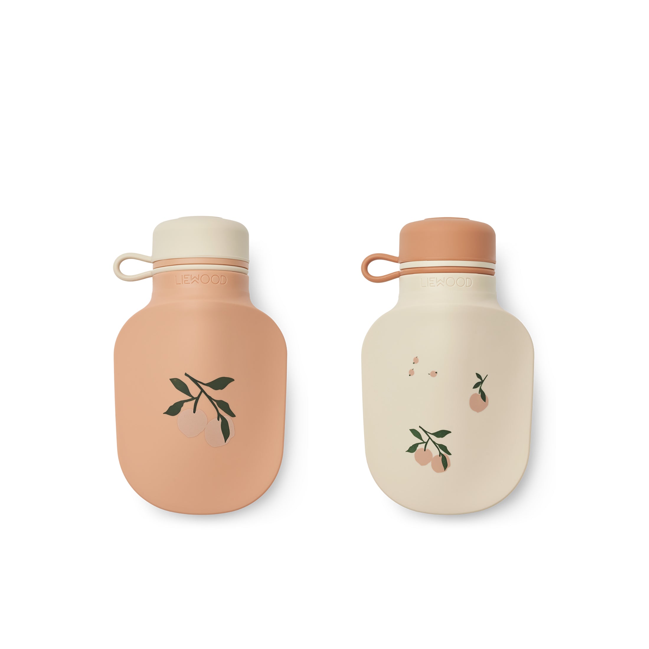 Herring & Bones - Concept Store Joyeux - LIEWOOD - Verres Enfants - Lot de 2 gourdes à smoothies "Lizzie"