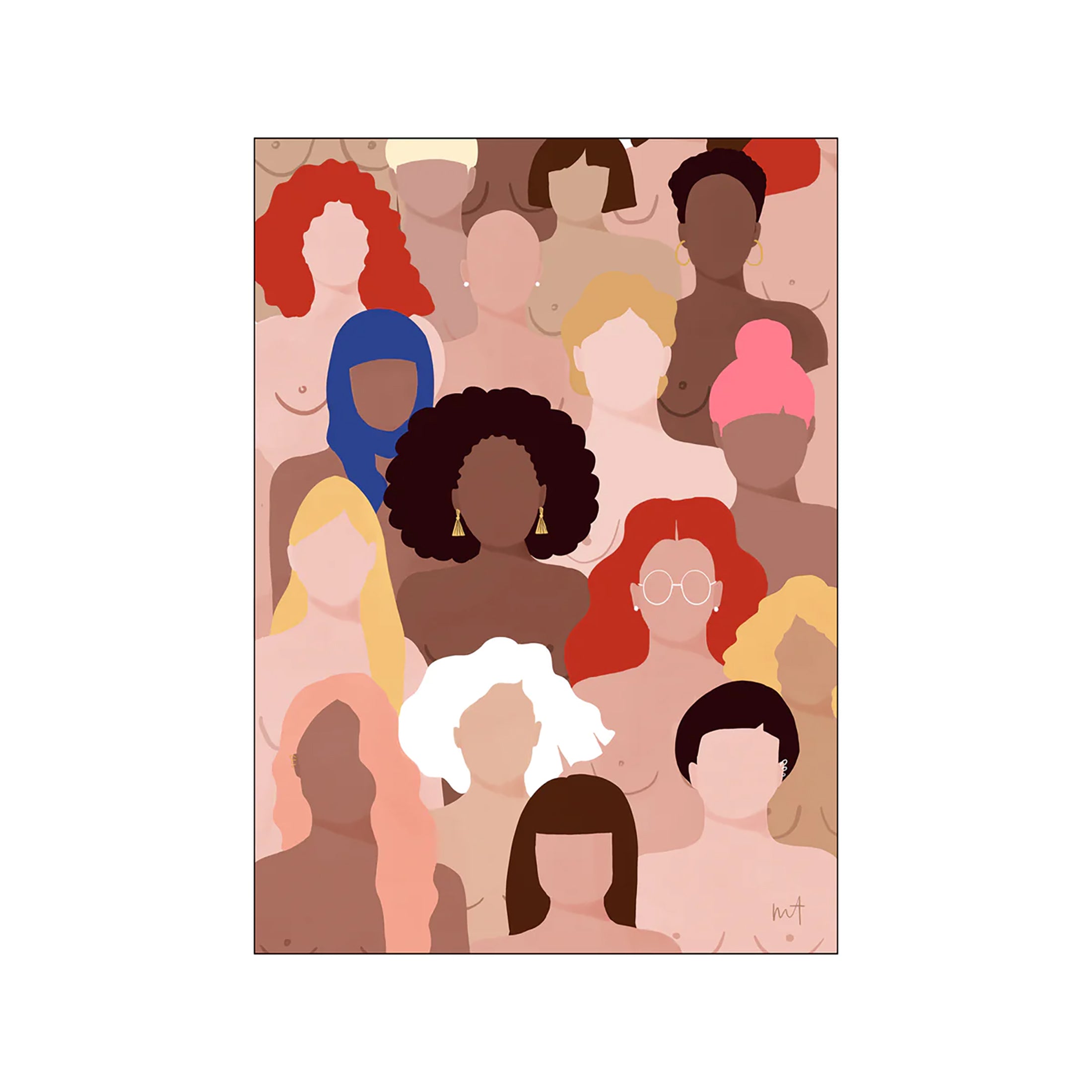 Herring & Bones - Concept Store Joyeux - Poster & Frame - Affiches et posters - Affiche MAJA "Who run the world"