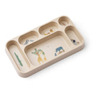 Herring & Bones - Concept Store Joyeux - LIEWOOD - Verres Enfants - Grande assiette à compartiments "Mosu"