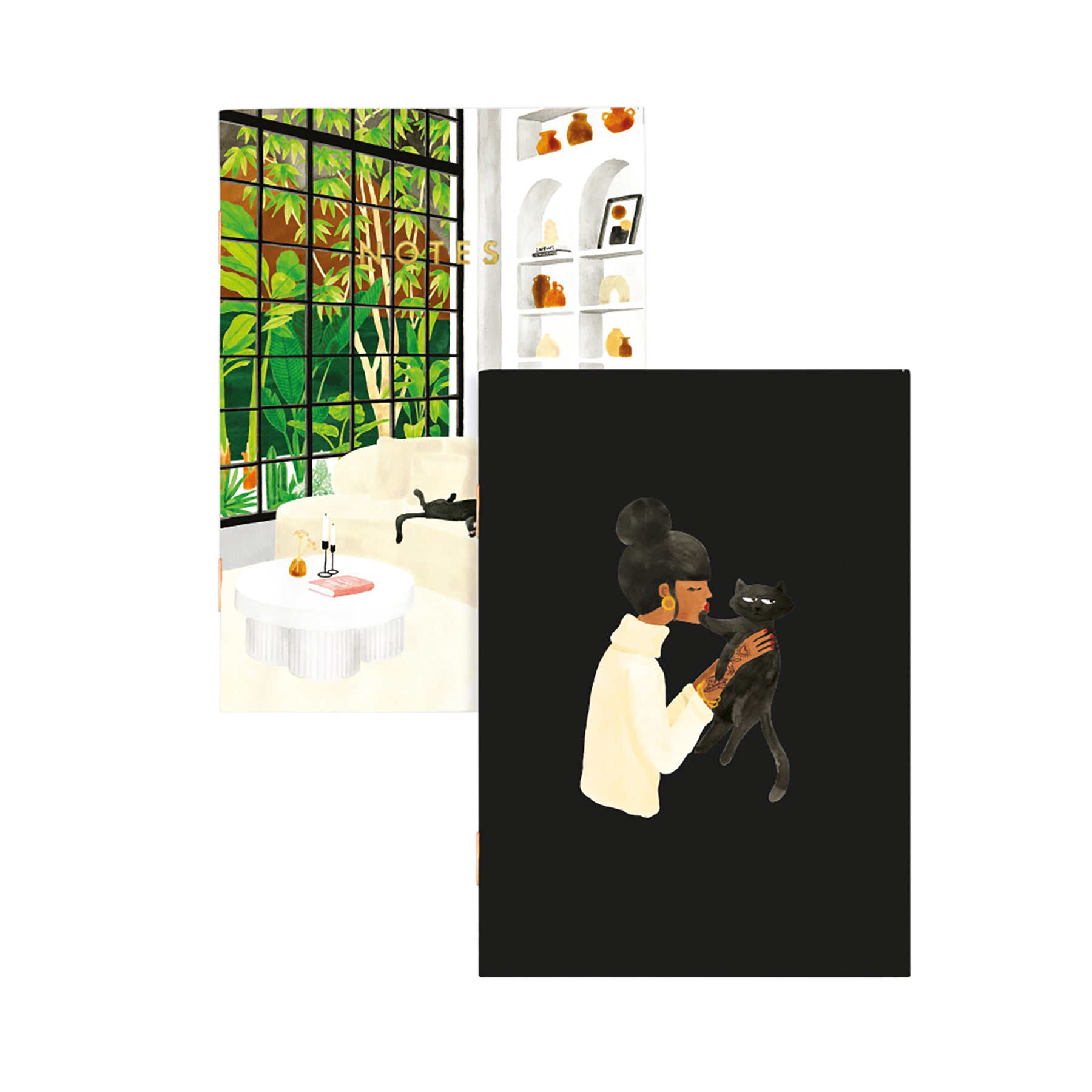 Herring & Bones - Concept Store Joyeux - All The Ways To Say - Carnets - Lot de 2 petits carnets "Sofa"