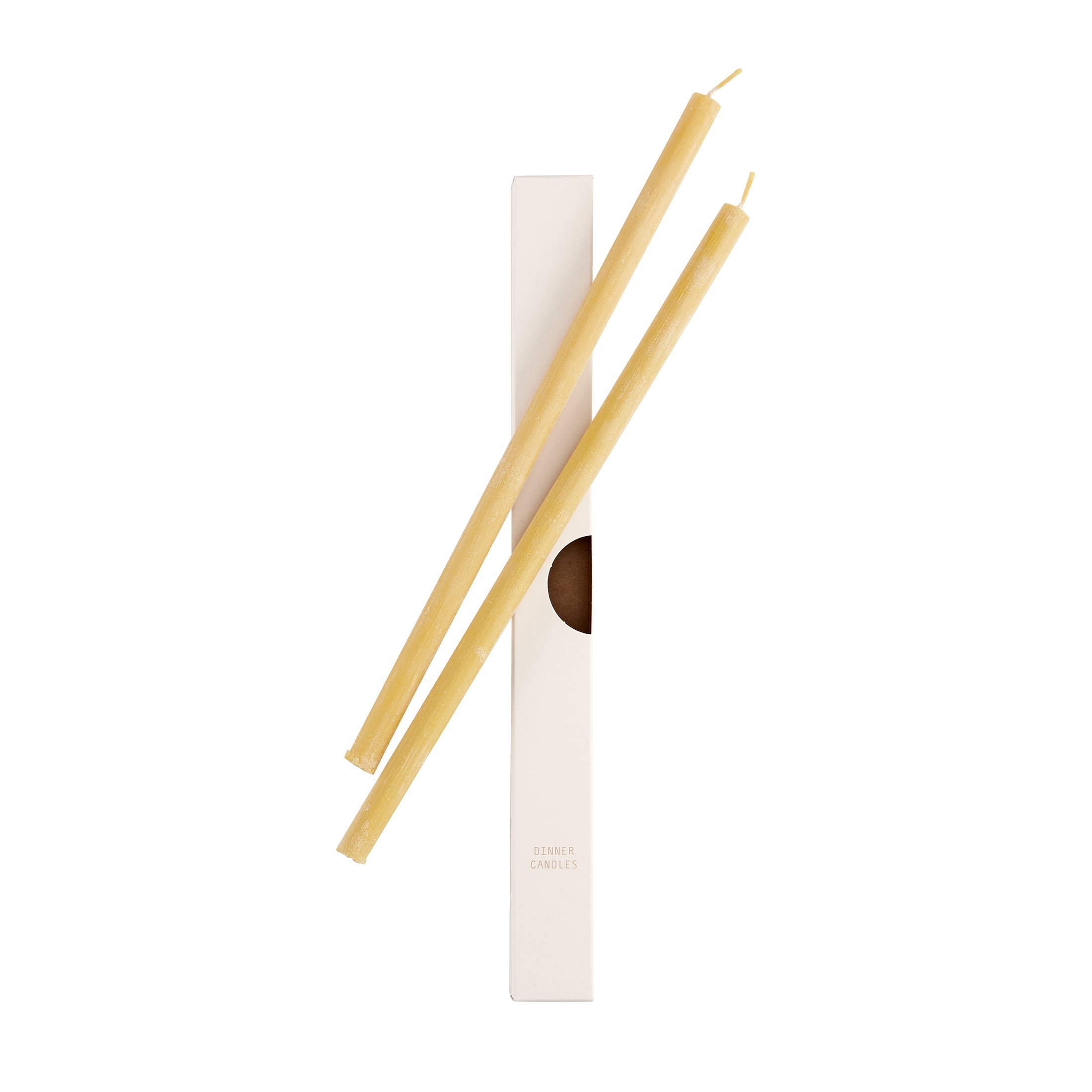 Herring & Bones - Concept Store Joyeux - OVO Things - Bougies Déco - Lot de 2 bougies de table en cire d'abeille