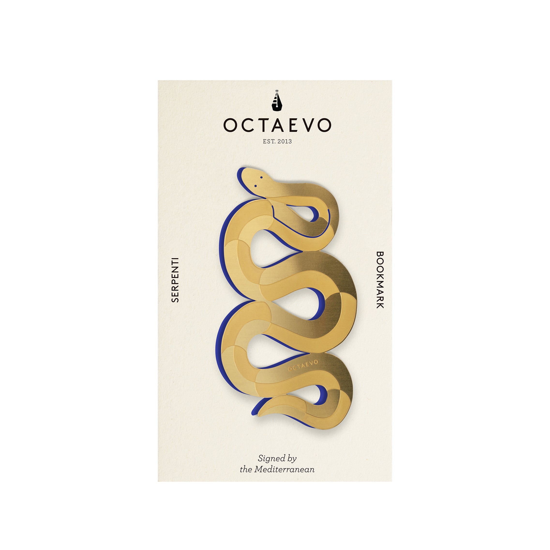 Herring & Bones - Concept Store Joyeux - Octaevo - Marque-pages - Marque-page en laiton "Serpenti"