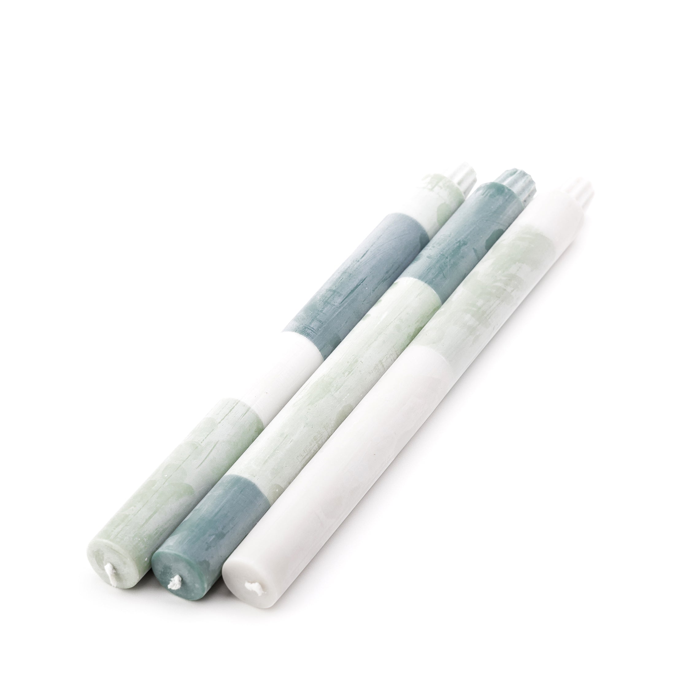 Herring & Bones - Concept Store Joyeux - Original Home - Bougies Déco - Lot de 3 grandes bougies colorées