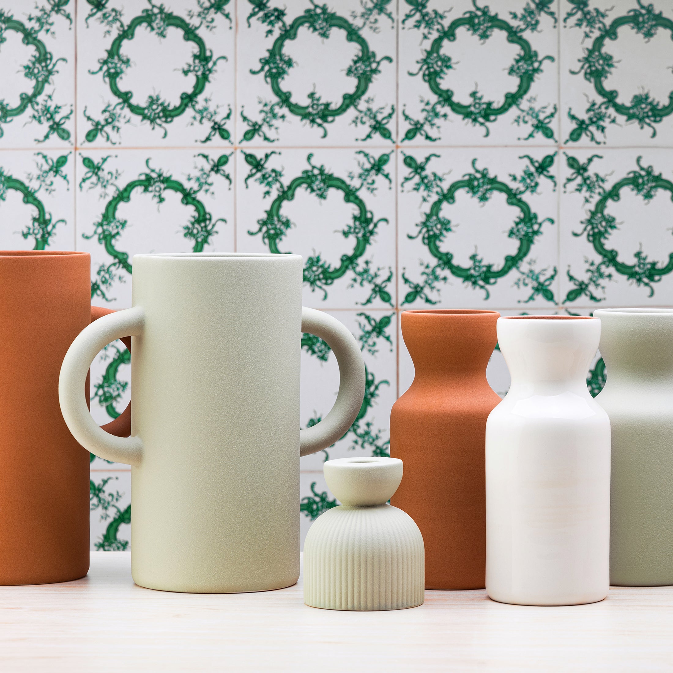 Herring & Bones - Concept Store Joyeux - Oustao - Vase - Vase avec anses "Mediterranea"