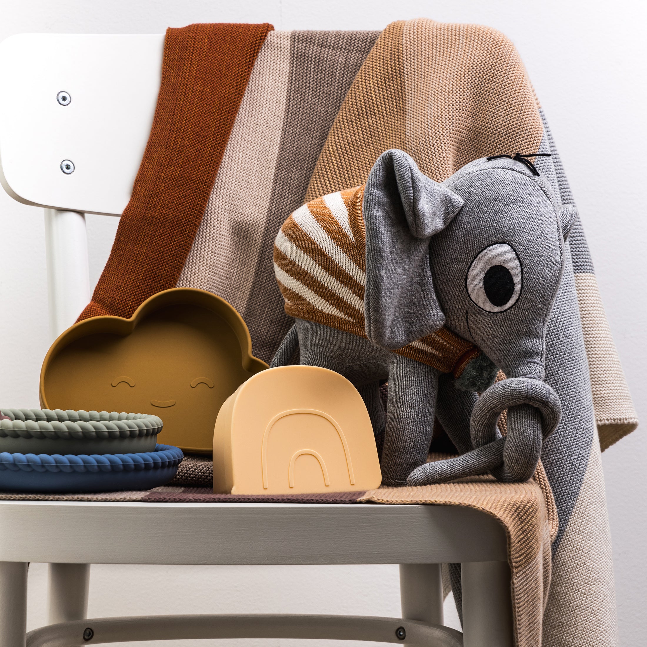 Herring & Bones - Concept Store Joyeux - OYOY Mini - Plaids Enfants - Couverture pour enfant "Iris"