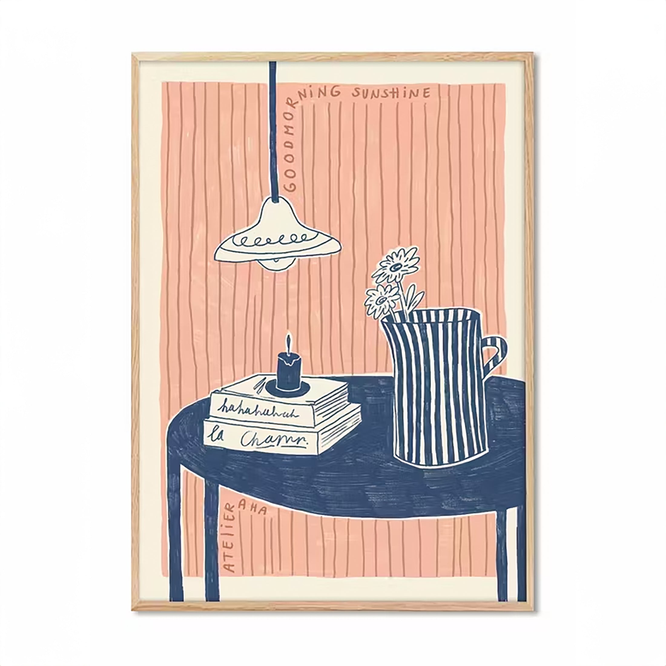 Herring & Bones - Concept Store Joyeux - PSTR Studio - Affiches et posters - Affiche ANOUK "Good Morning"