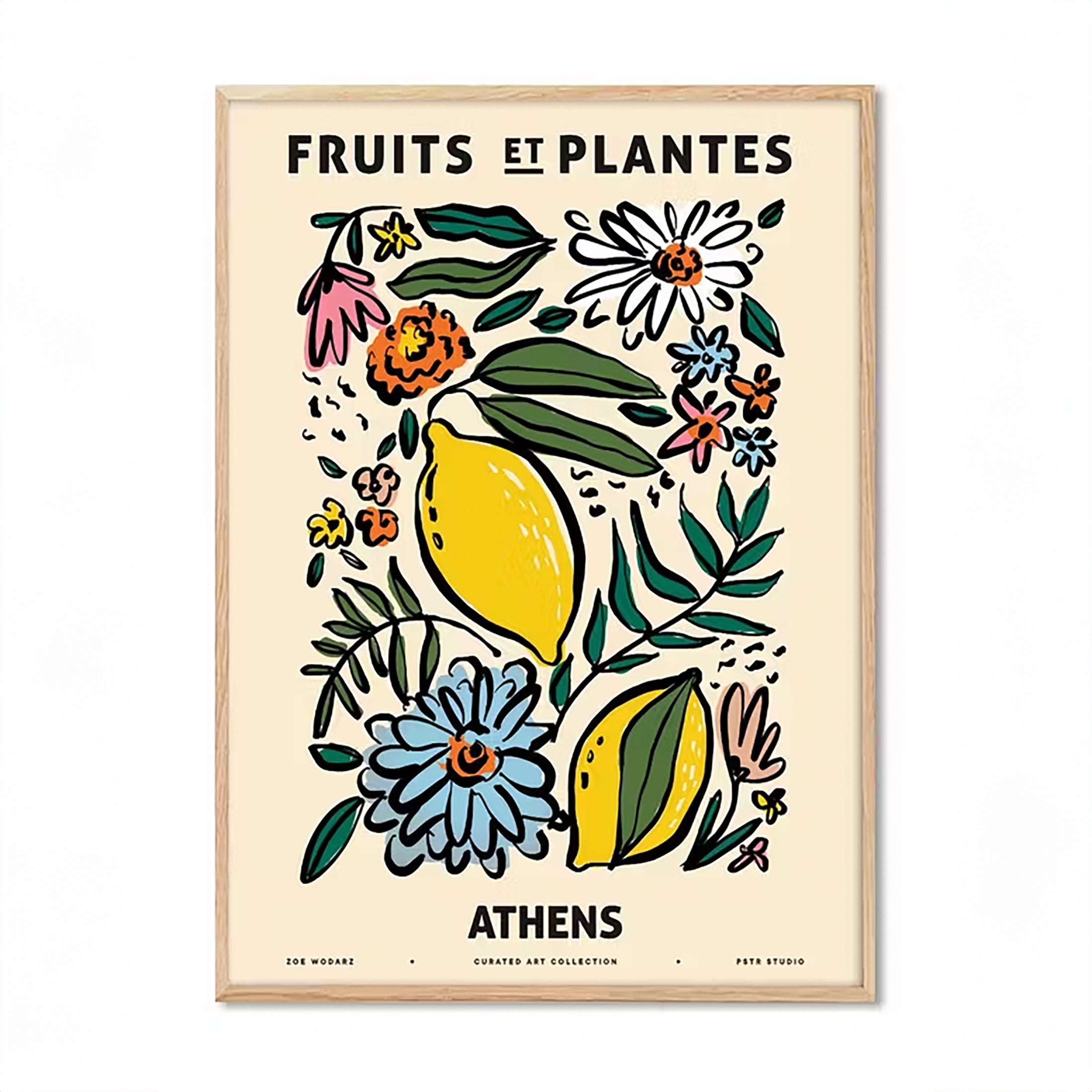 Herring & Bones - Concept Store Joyeux - PSTR Studio - Affiches et posters - Affiche ZOE "Athens"