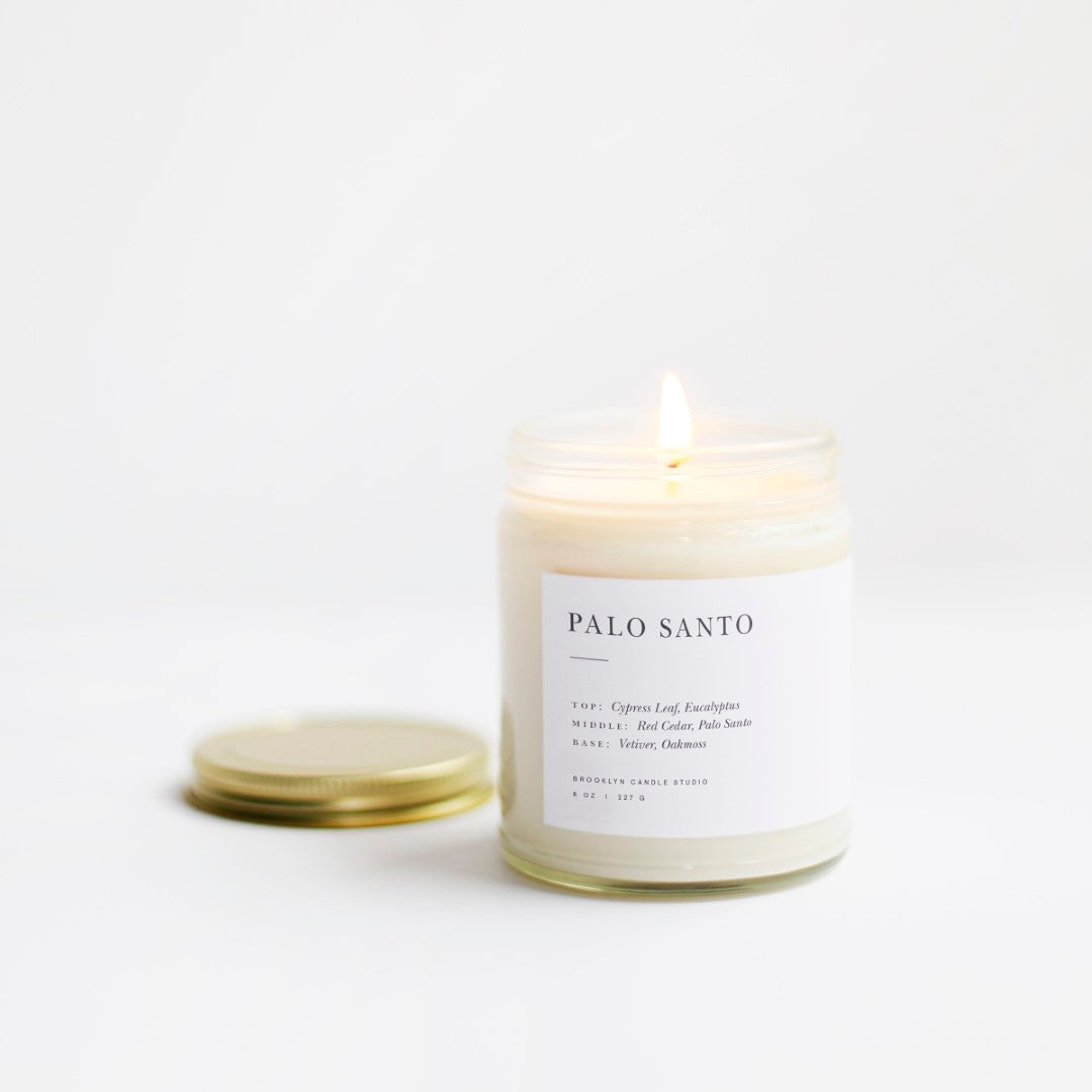 Herring & Bones - Concept Store Joyeux - Brooklyn Candle Studio - Bougies Parfumées - Bougie Minimalist "Palo Santo"