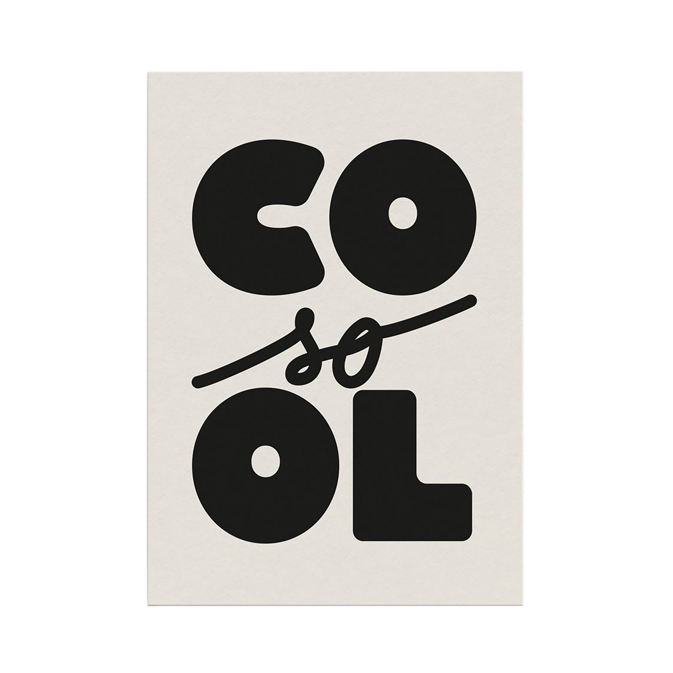 Herring & Bones - Concept Store Joyeux - Papier and Co. - Affiches et posters - Affiche "So Cool"