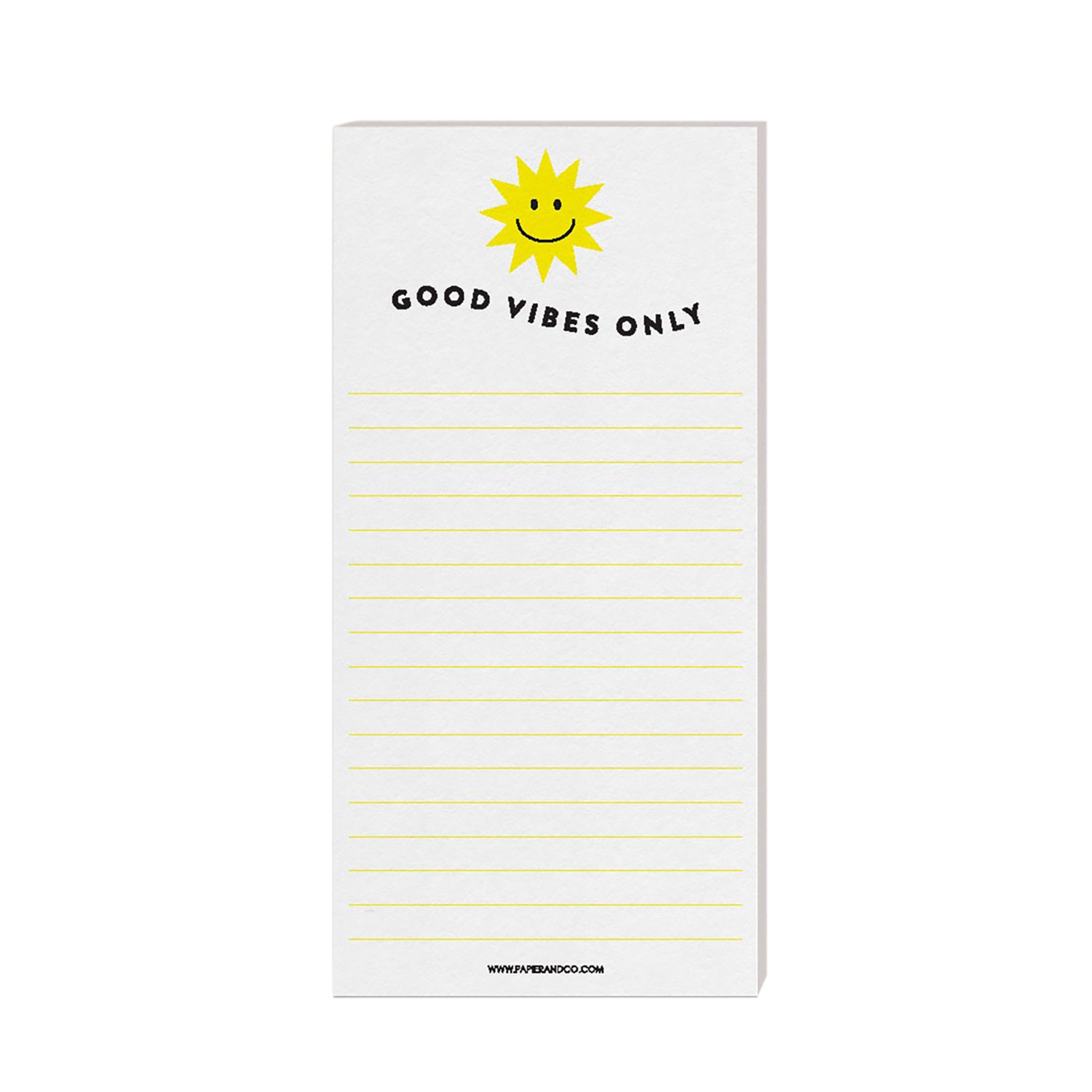 Herring & Bones - Concept Store Joyeux - Papier and Co. - Bloc-notes - Bloc-notes "Good Vibes Only"