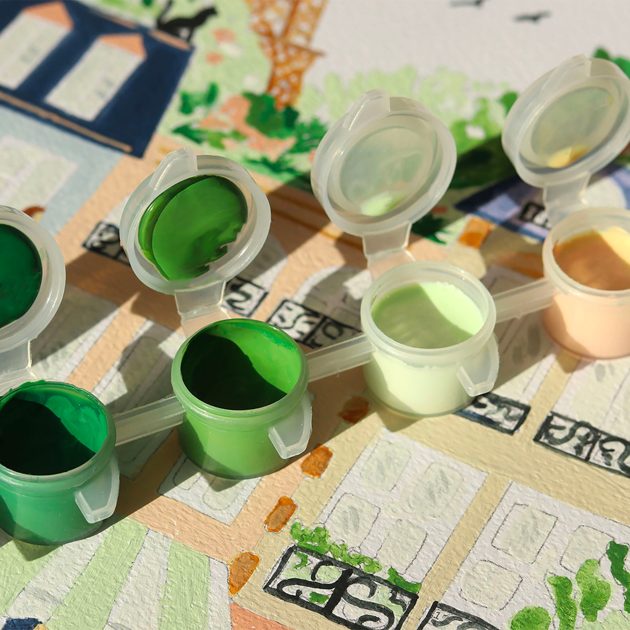 Herring & Bones - Concept Store Joyeux - La Petite Epicerie - DIY - Coffret de peinture au numéro "Paris"