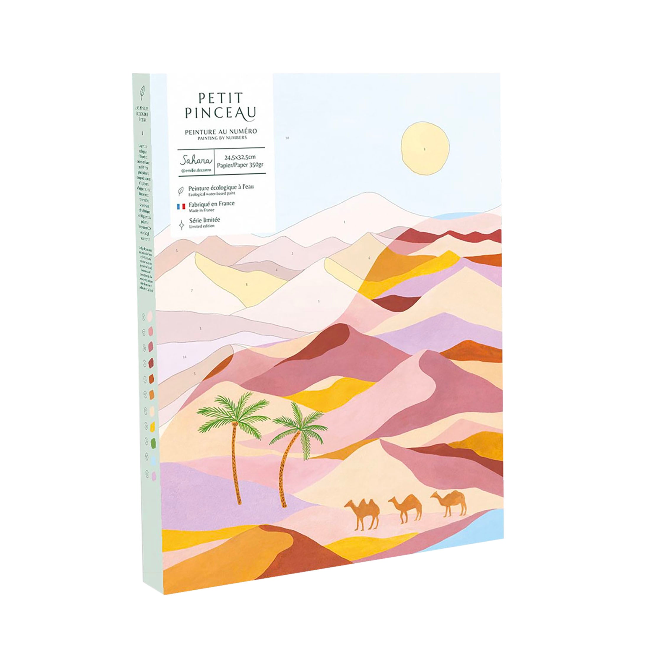 Herring & Bones - Concept Store Joyeux - La Petite Epicerie - DIY - Coffret de peinture au numéro "Sahara"