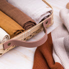 Herring & Bones - Concept Store Joyeux - OYOY - Paniers - Panier en bambou et cuir "Sporta"