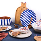 Herring & Bones - Concept Store Joyeux - La Manufacture de Digoin - Plats - Assiette de présentation en grès
