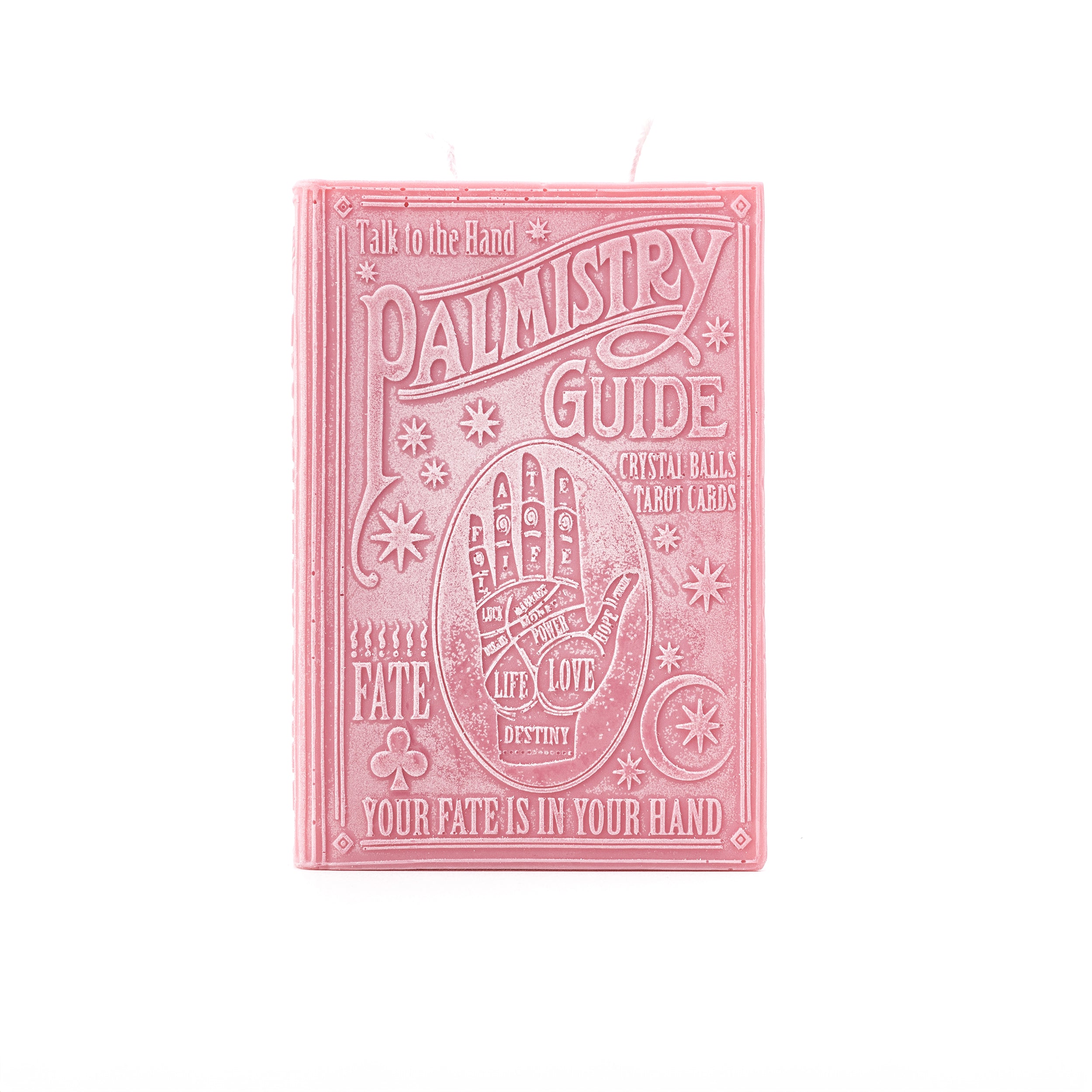 Herring & Bones - Concept Store Joyeux - Scandles - Bougies Déco - Bougie "Livre de chiromancie" - Rose