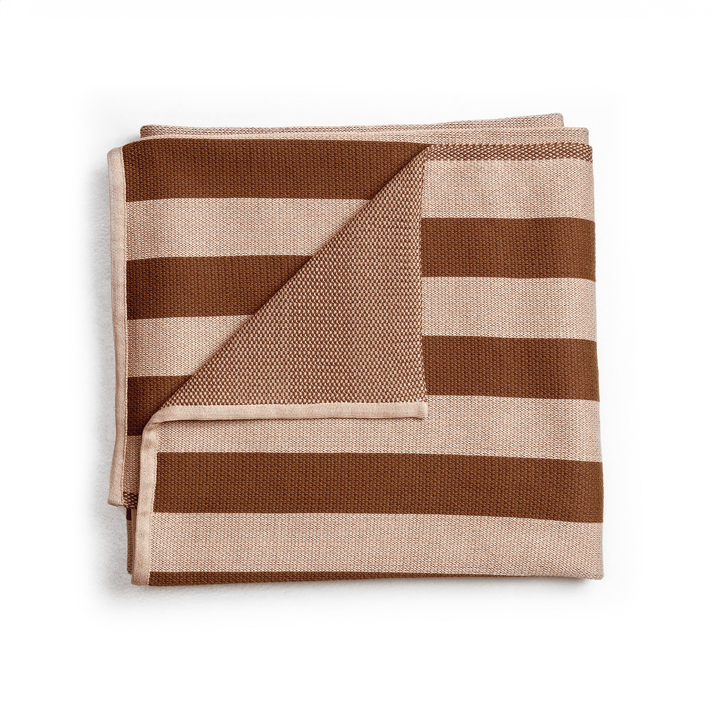 Herring & Bones - Concept Store Joyeux - Season Paper - Plaids - Plaid en maille "Lignes"