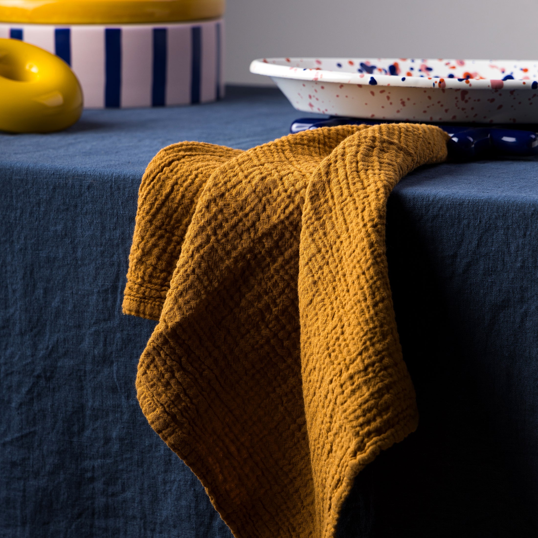 Herring & Bones - Concept Store Joyeux - Les Pensionnaires - Torchons - Torchon en double gaze de coton