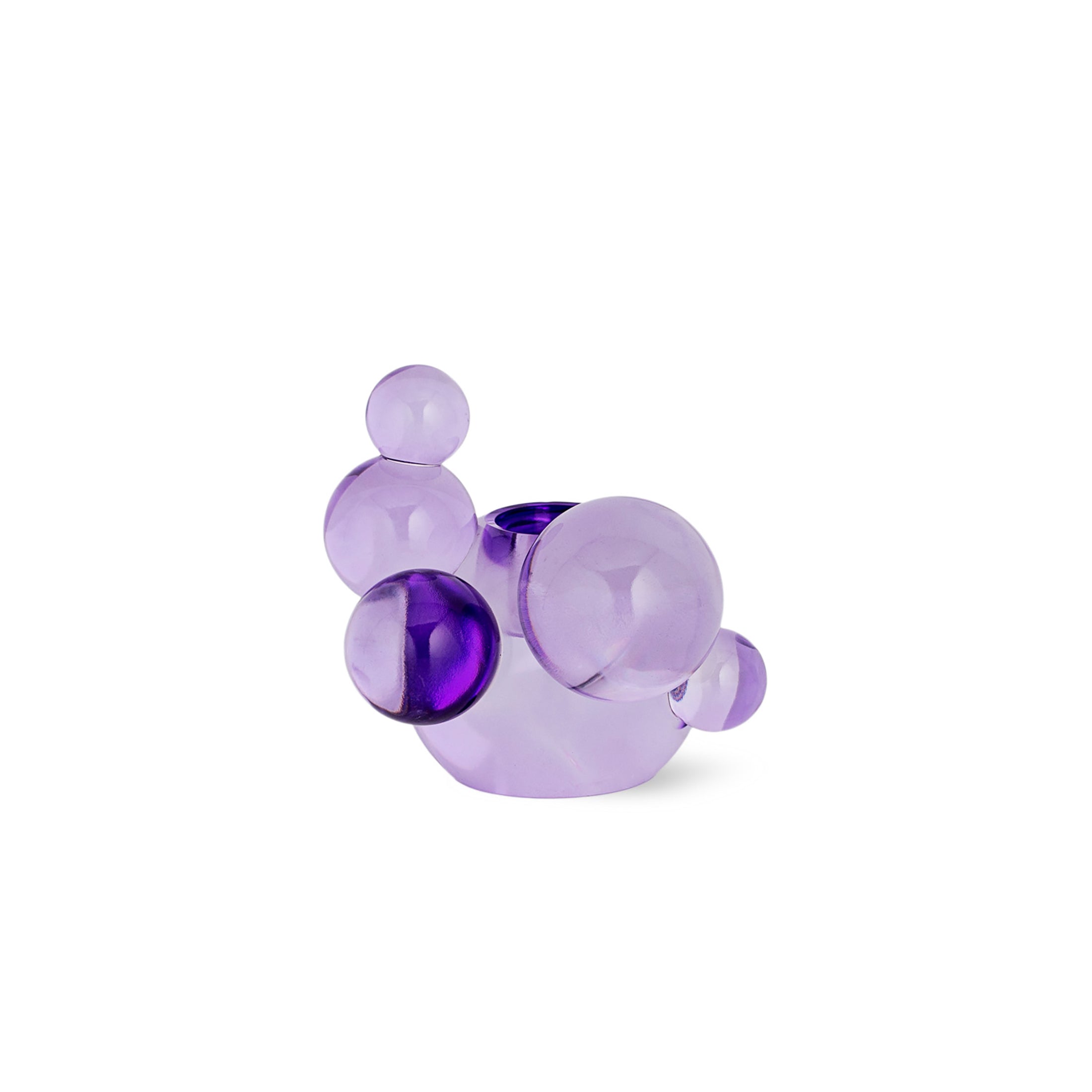 Herring & Bones - Concept Store Joyeux - Stences - Bougeoirs - Bougeoir en cristal "Bubble"