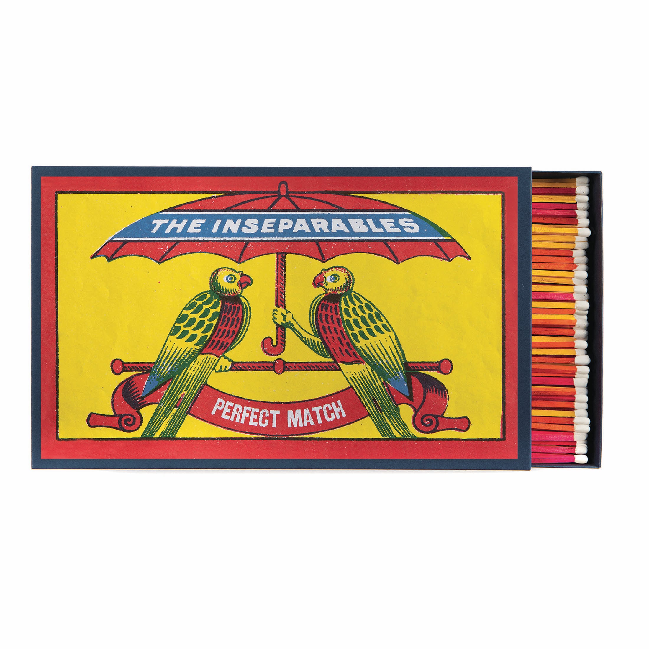 Herring & Bones - Concept Store Joyeux - Archivist Gallery - Allumettes - MAXI boîte d'allumettes "The Inseparables"