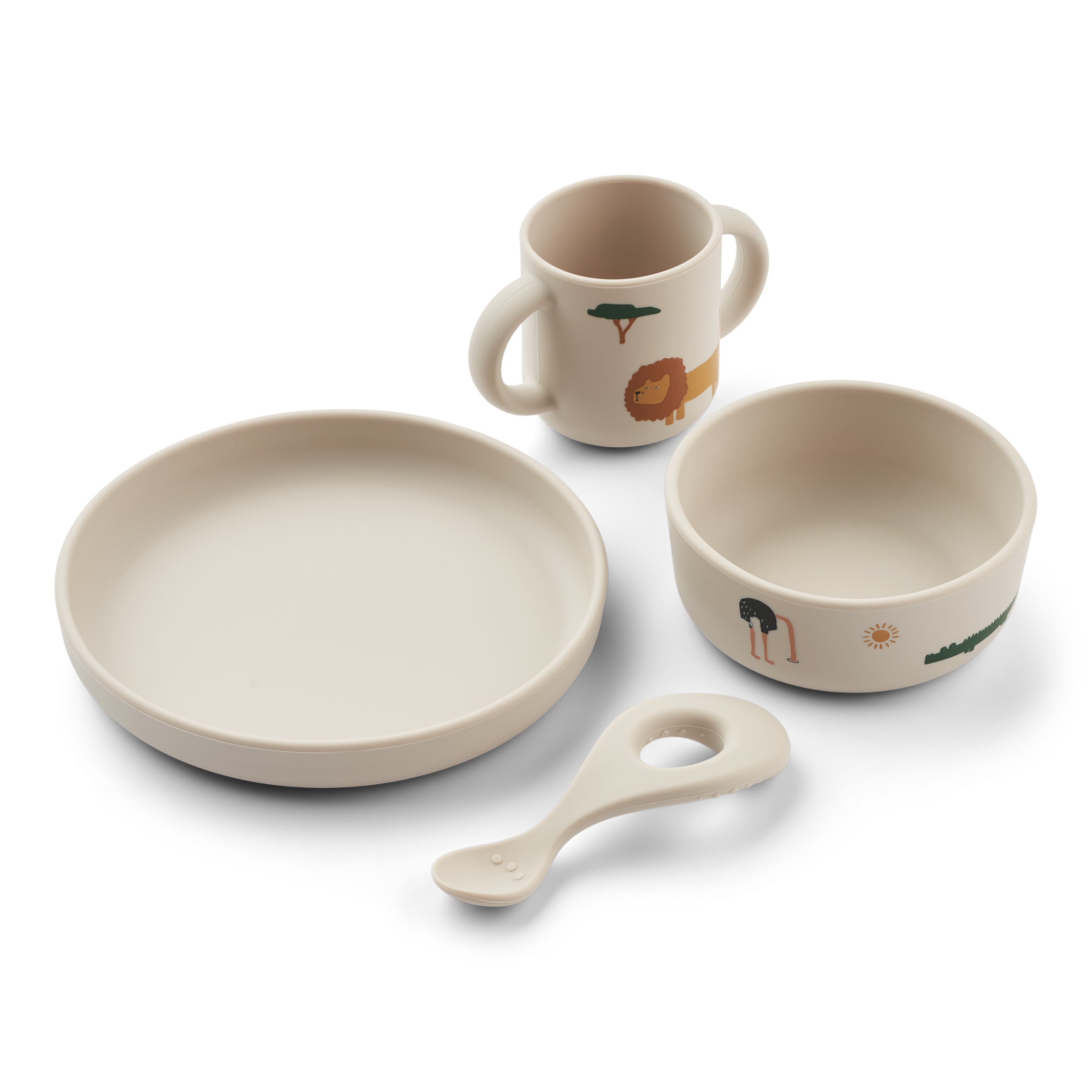 Herring & Bones - Concept Store Joyeux - LIEWOOD - Ensembles - Coffret de vaisselle en silicone "Vivi"