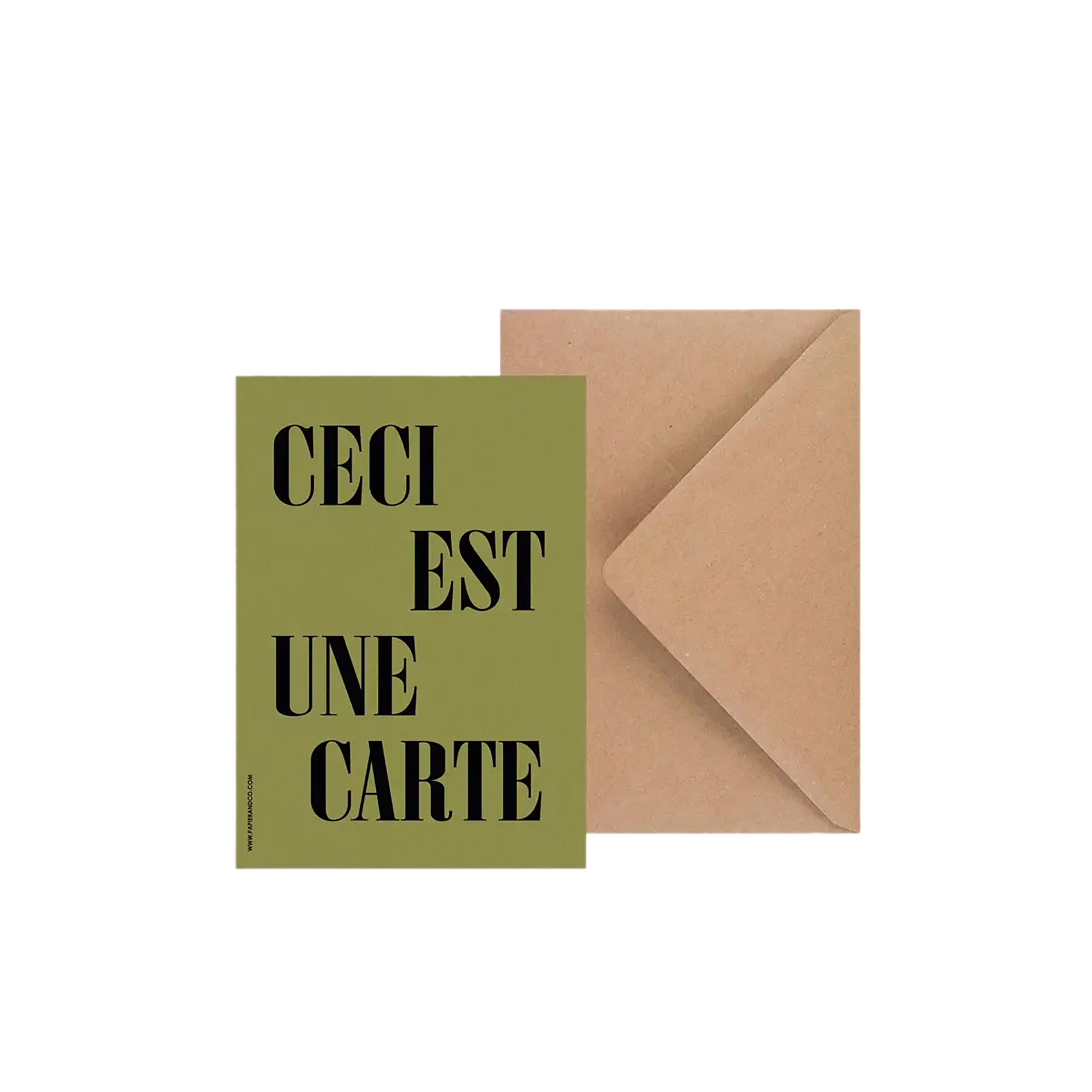 Herring & Bones - Concept Store Joyeux - Papier and Co. - Cartes - Carte simple "Ceci est une carte"