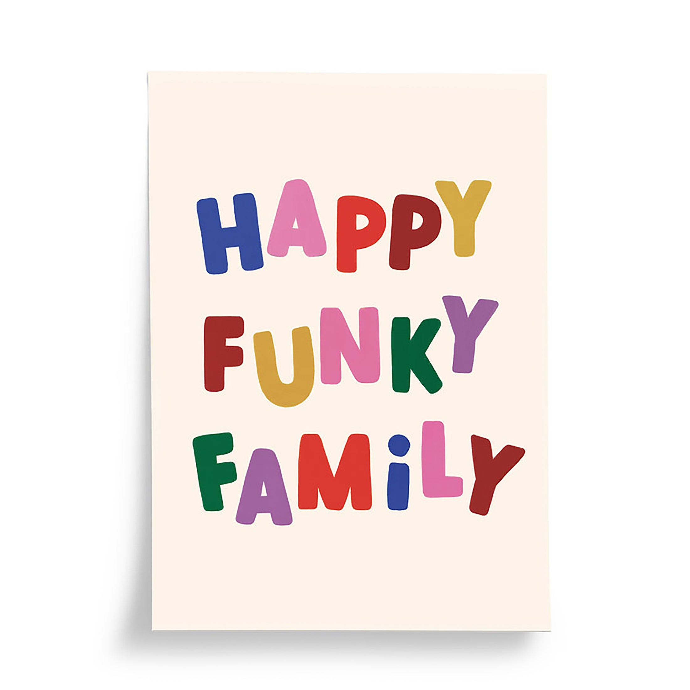 Herring & Bones - Concept Store Joyeux - Taxi Brousse - Affiches et posters - Affiche "Happy Family"