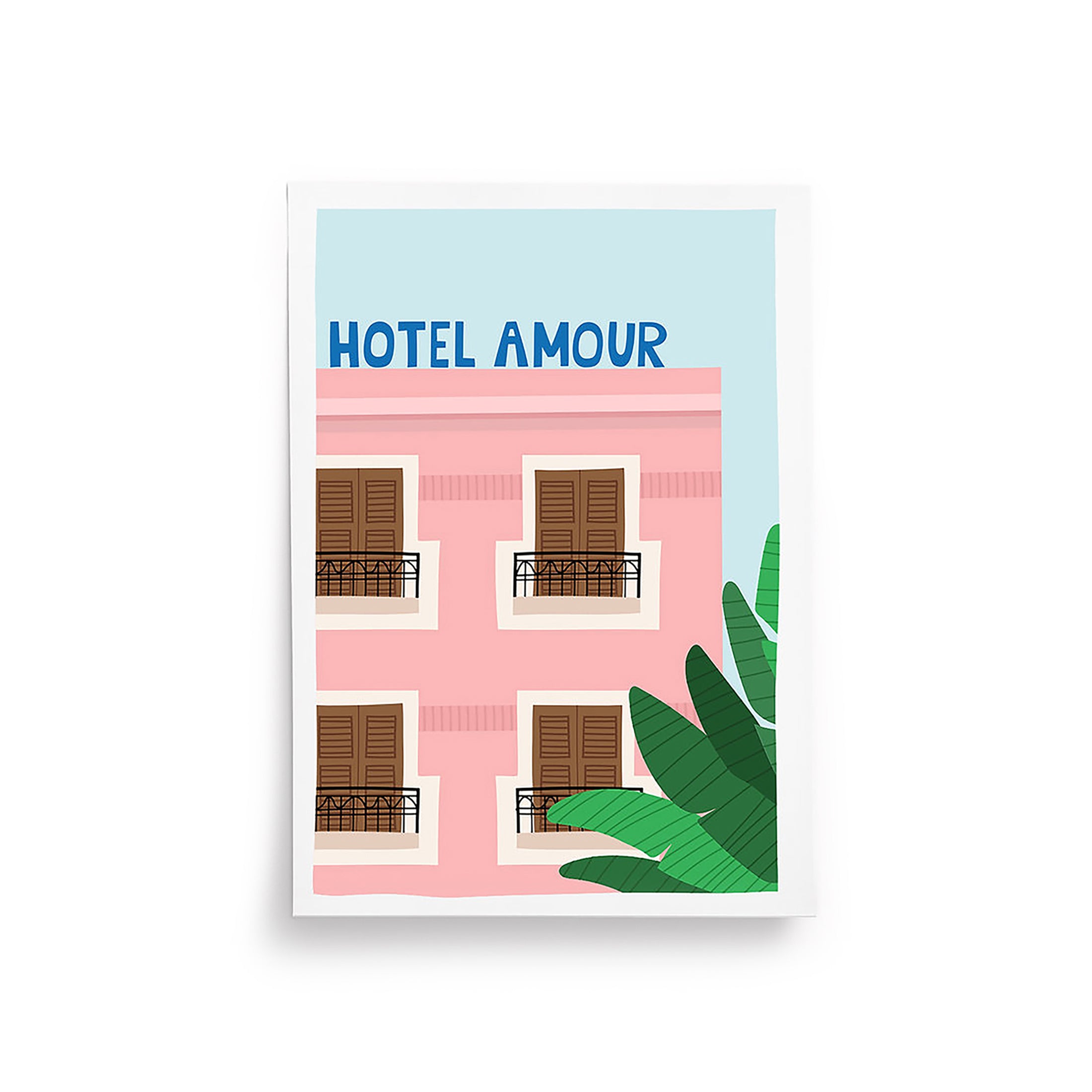 Herring & Bones - Concept Store Joyeux - Taxi Brousse - Affiches et posters - Affiche "Hotel Amour"