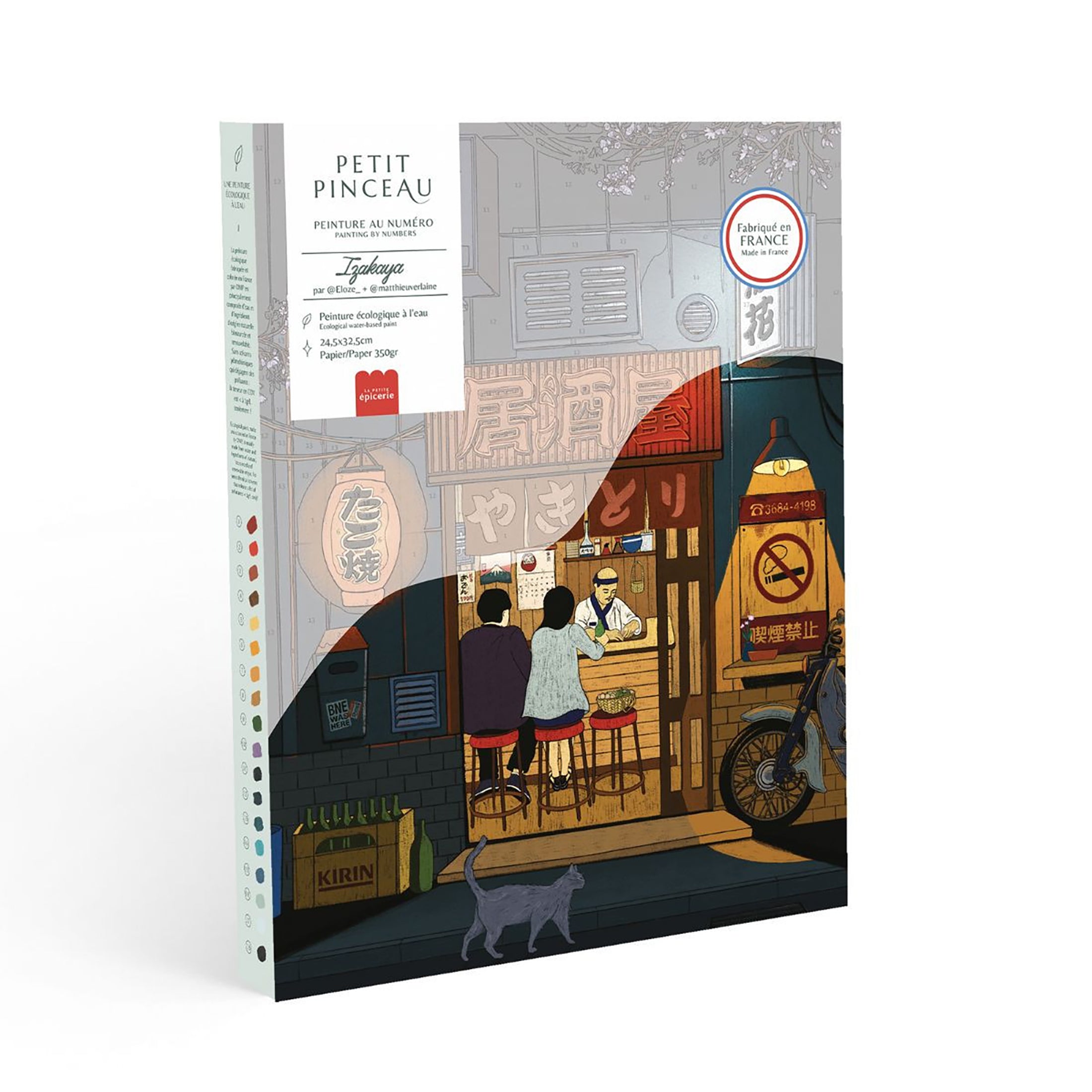 Herring & Bones - Concept Store Joyeux - La Petite Epicerie - DIY - Coffret de peinture au numéro "Izakaya"
