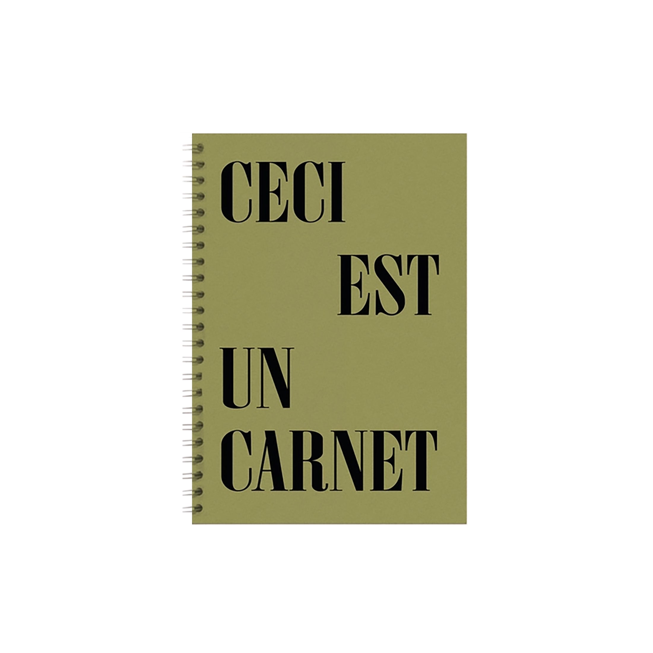 Herring & Bones - Concept Store Joyeux - Papier and Co. - Carnets - Carnet à spirale "Ceci est un carnet"