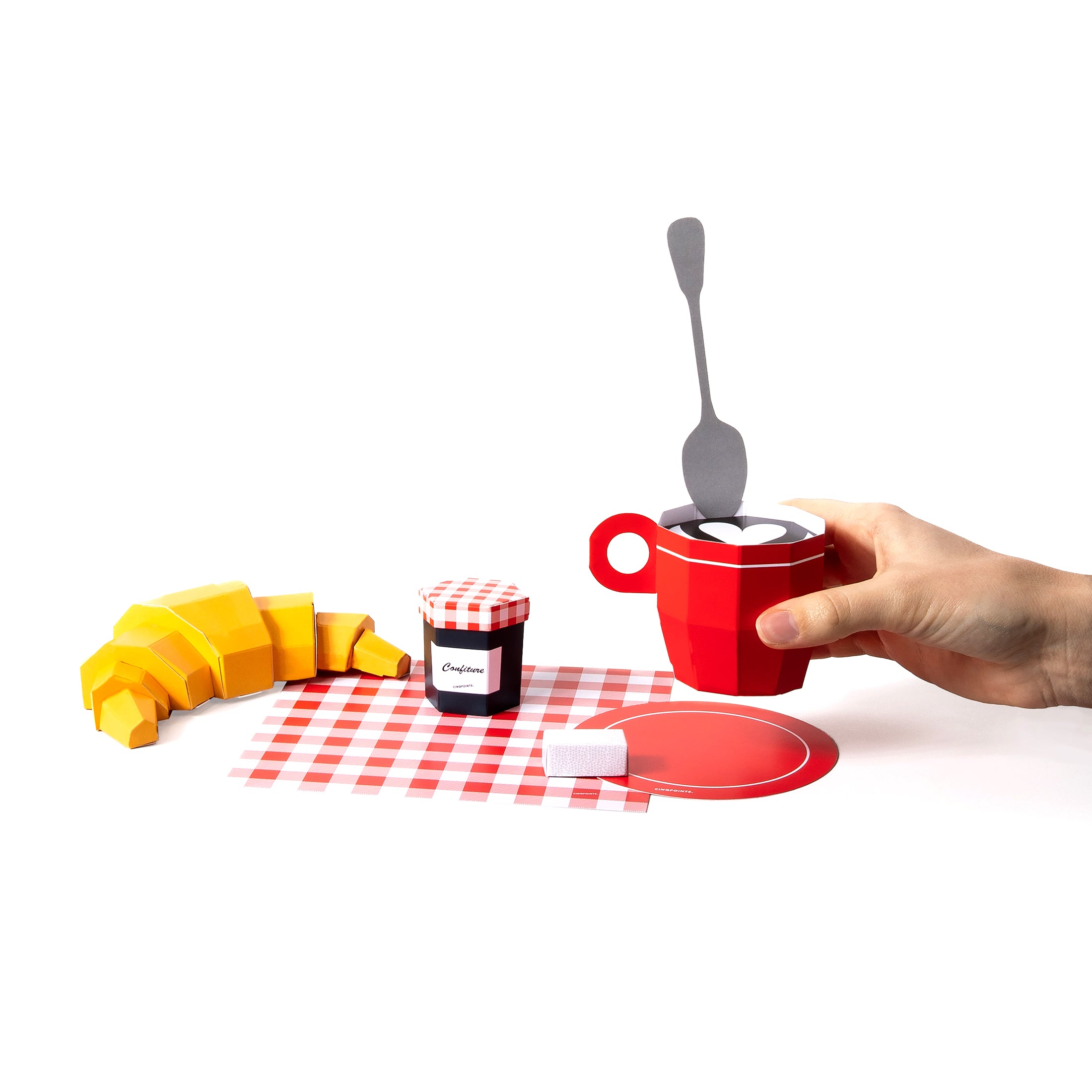 Herring & Bones - Concept Store Joyeux - Cinqpoints - Peluches et Jouets - Maquette 3D "Food"