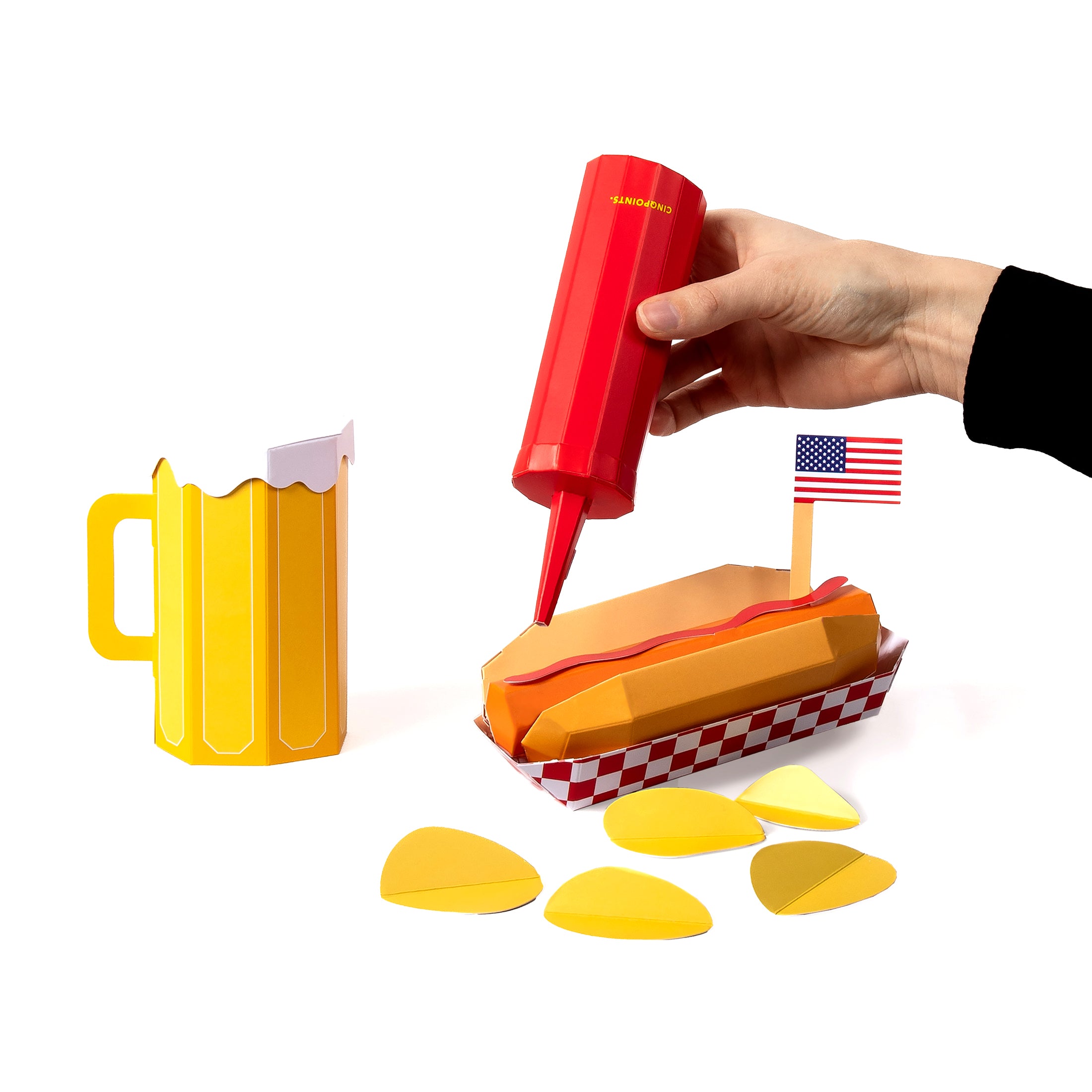Herring & Bones - Concept Store Joyeux - Cinqpoints - Peluches et Jouets - Maquette 3D "Food"