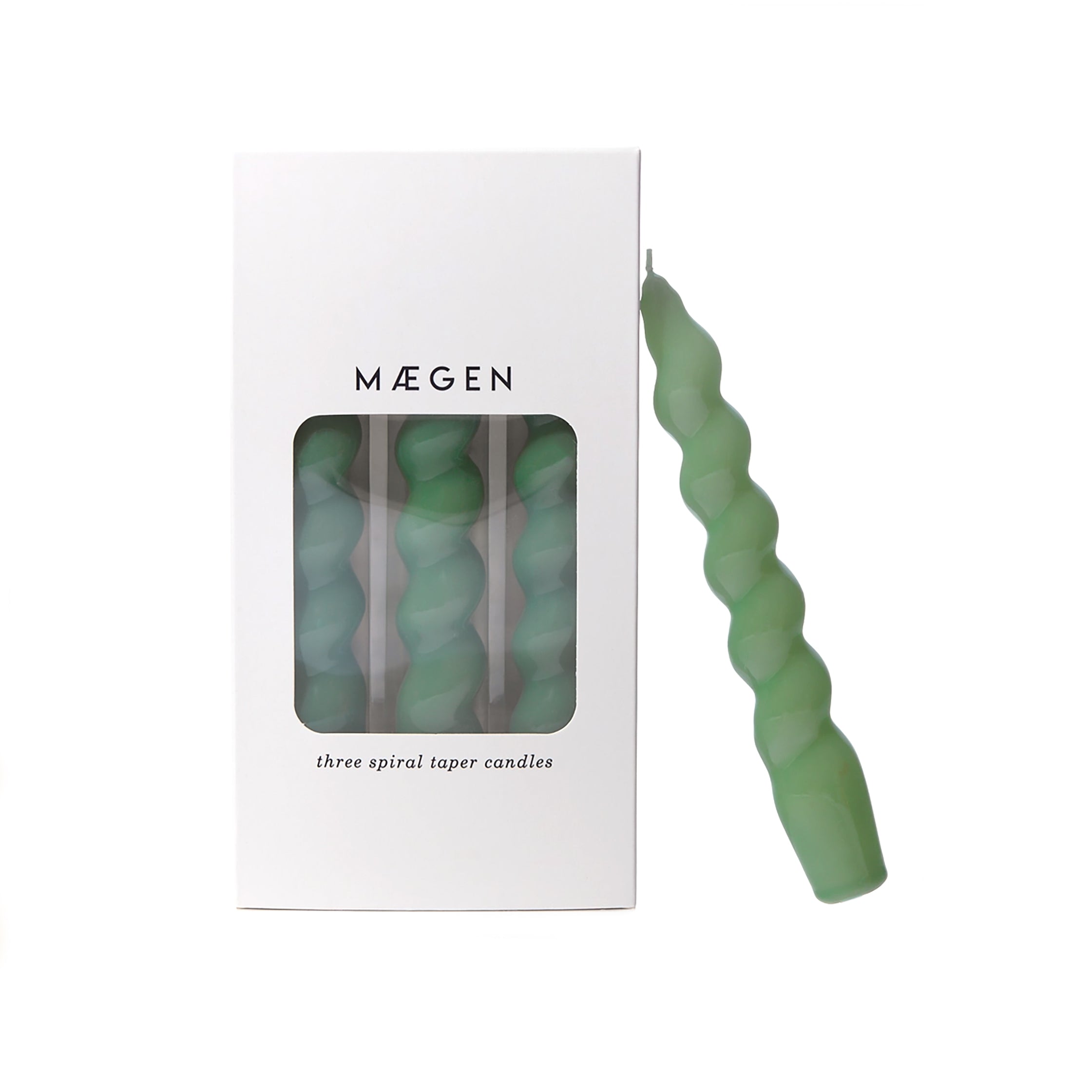 Herring & Bones - Concept Store Joyeux - MÆGEN - Bougies Déco - Coffret de 3 bougies torsadées