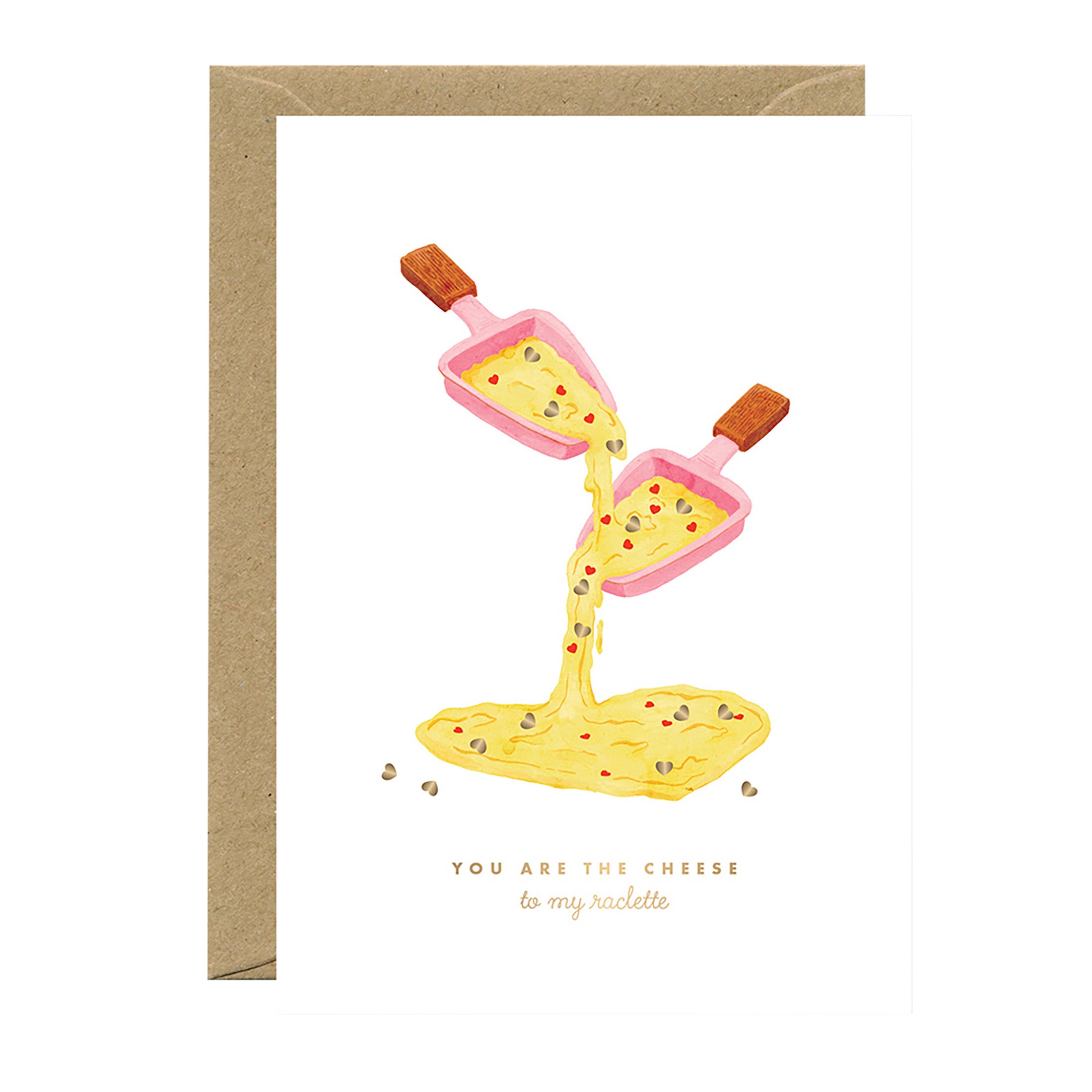 Herring & Bones - Concept Store Joyeux - All The Ways To Say - Cartes - Carte "Cheese to my Raclette"