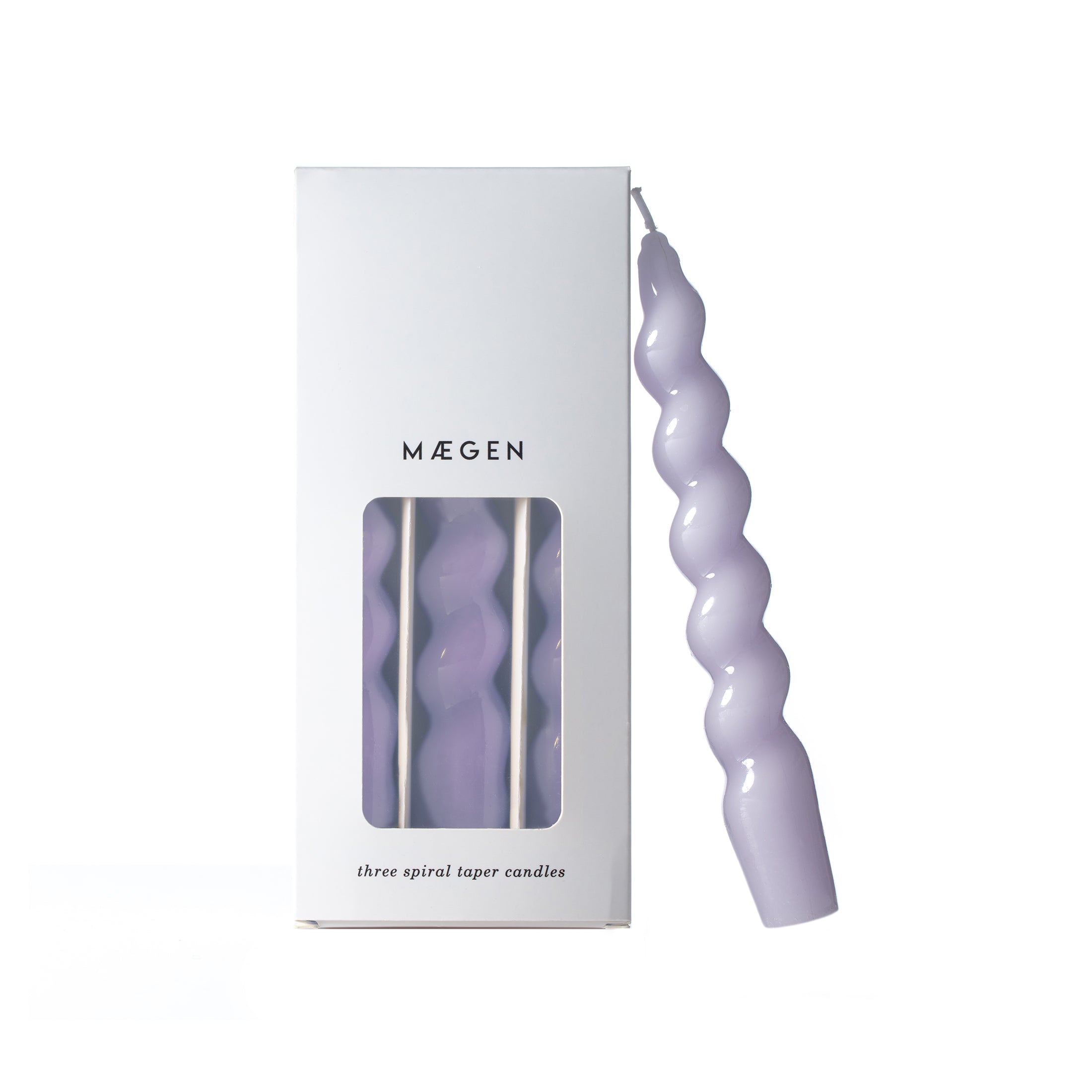 Herring & Bones - Concept Store Joyeux - MÆGEN - Bougies Déco - Coffret de 3 bougies torsadées
