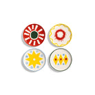 Herring & Bones - Concept Store Joyeux - &klevering - Assiettes - Lot de 4 petites assiettes "Festivo"