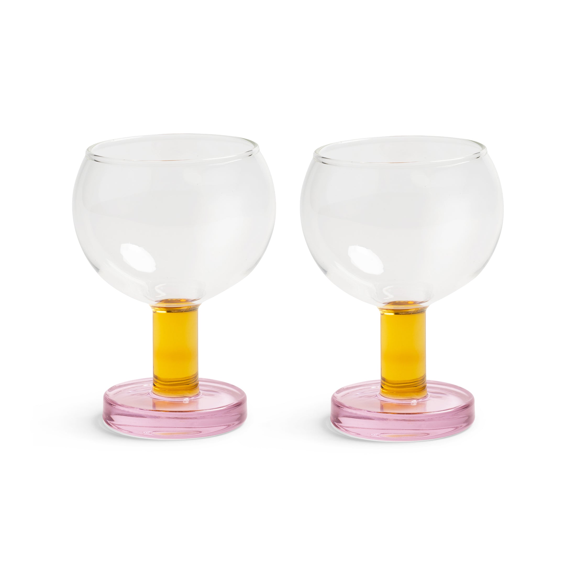 Herring & Bones - Concept Store Joyeux - &klevering - Verres - Lot de 2 verres à pieds "Cantine"