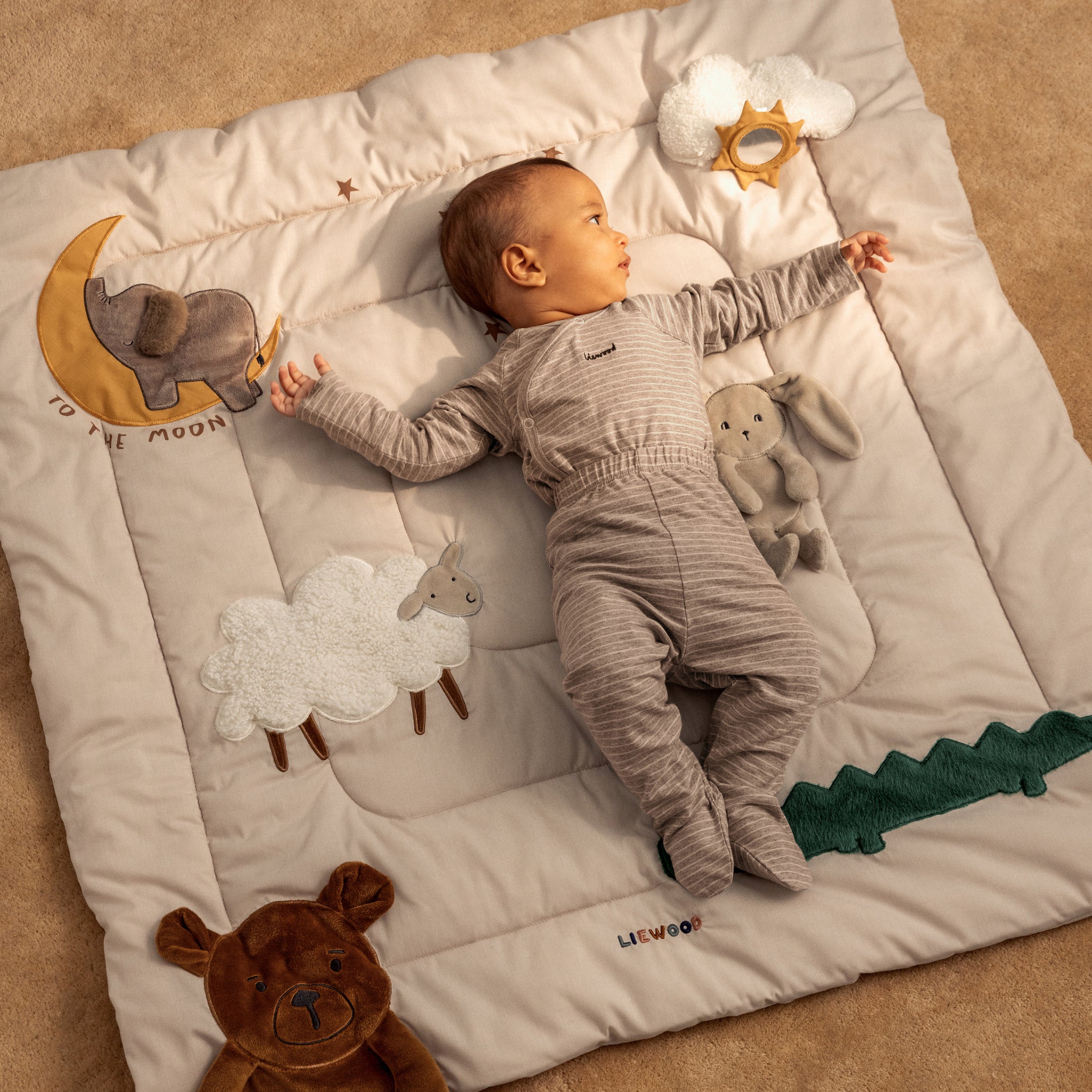 Herring & Bones - Concept Store Joyeux - LIEWOOD - Plaids Enfants - Tapis d'éveil "Bernet"