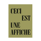 Herring & Bones - Concept Store Joyeux - Papier and Co. - Affiches et posters - Affiche "Ceci est une affiche"