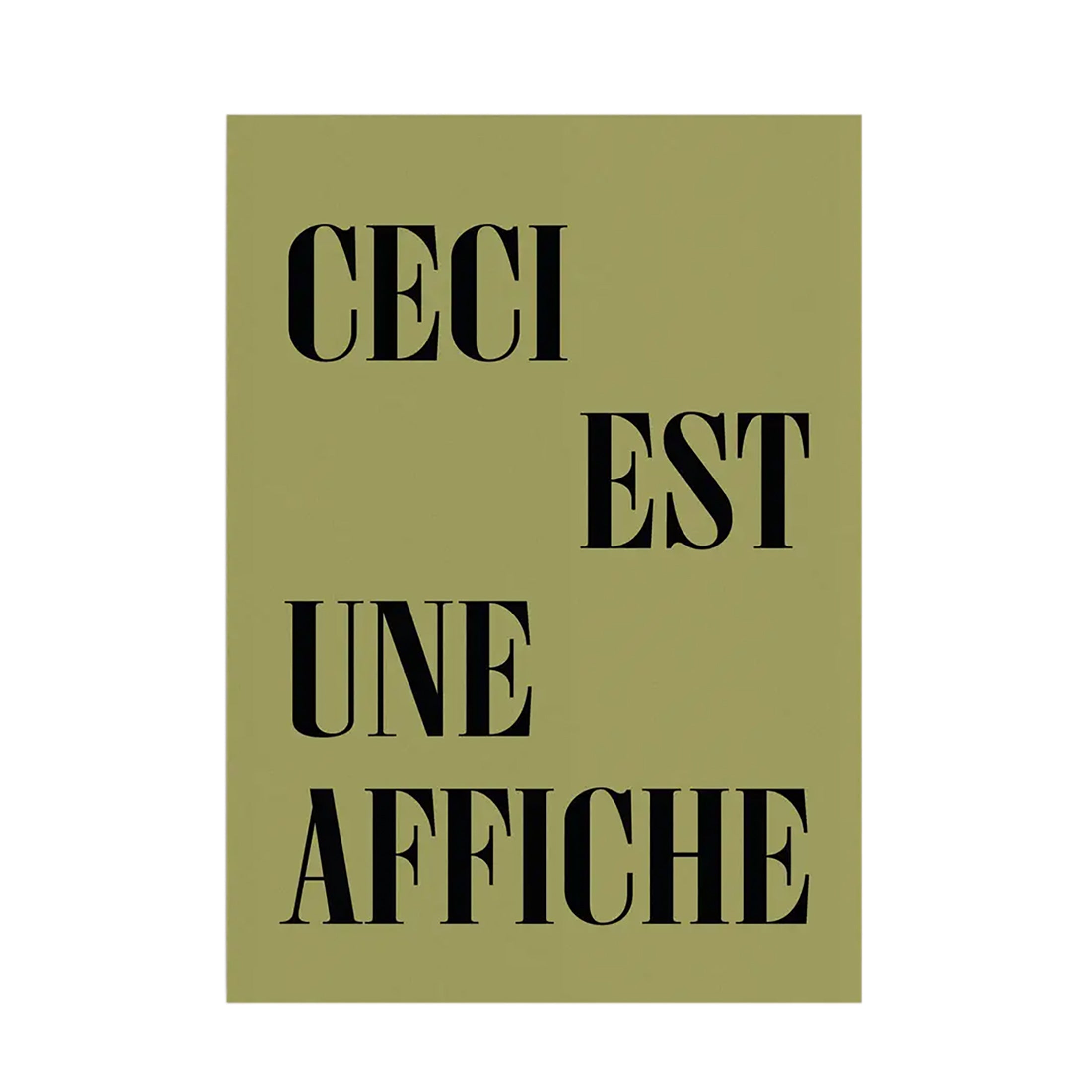 Herring & Bones - Concept Store Joyeux - Papier and Co. - Affiches et posters - Affiche "Ceci est une affiche"