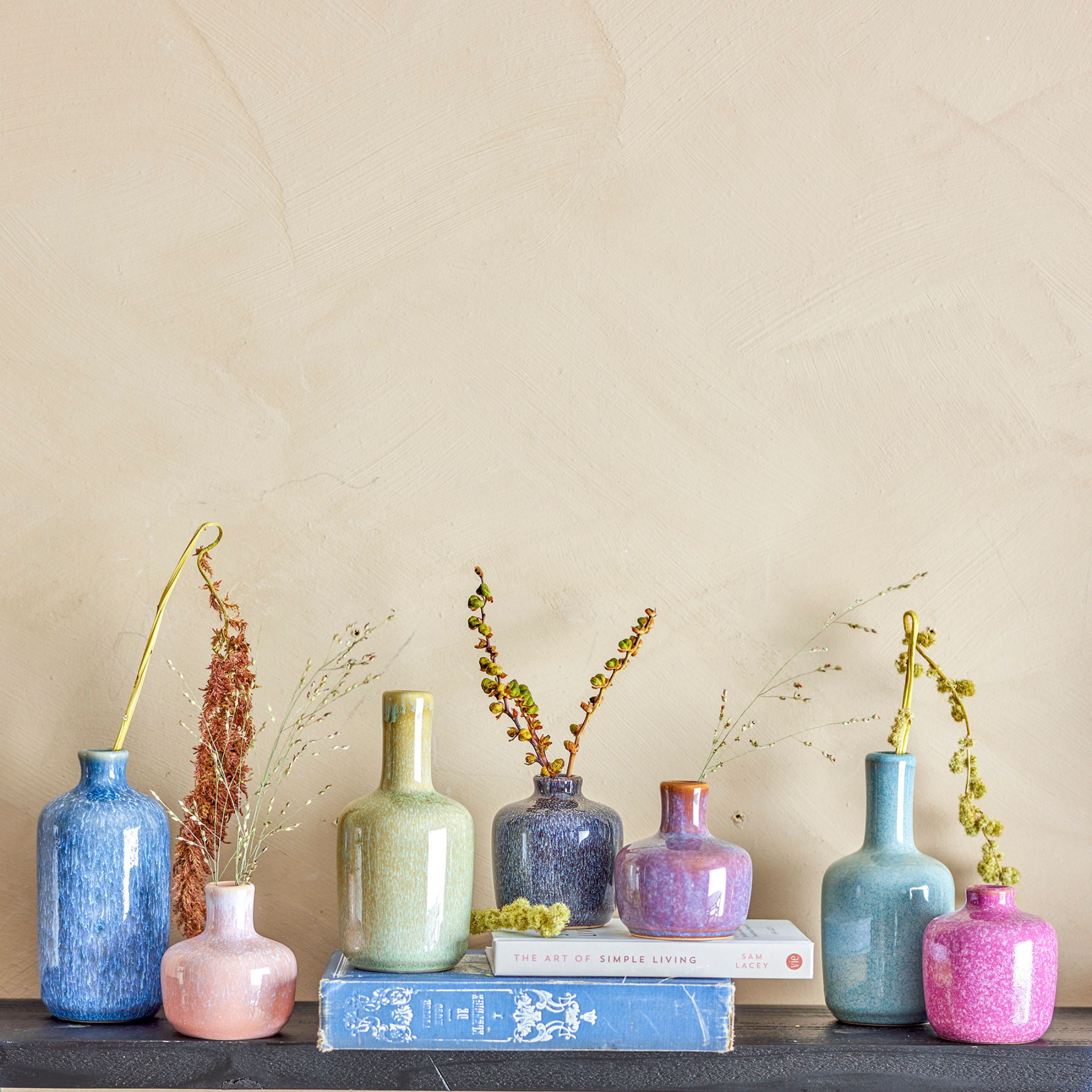 Herring & Bones - Concept Store Joyeux - Bloomingville - Vase - Lot de 7 petits vases "Maien"