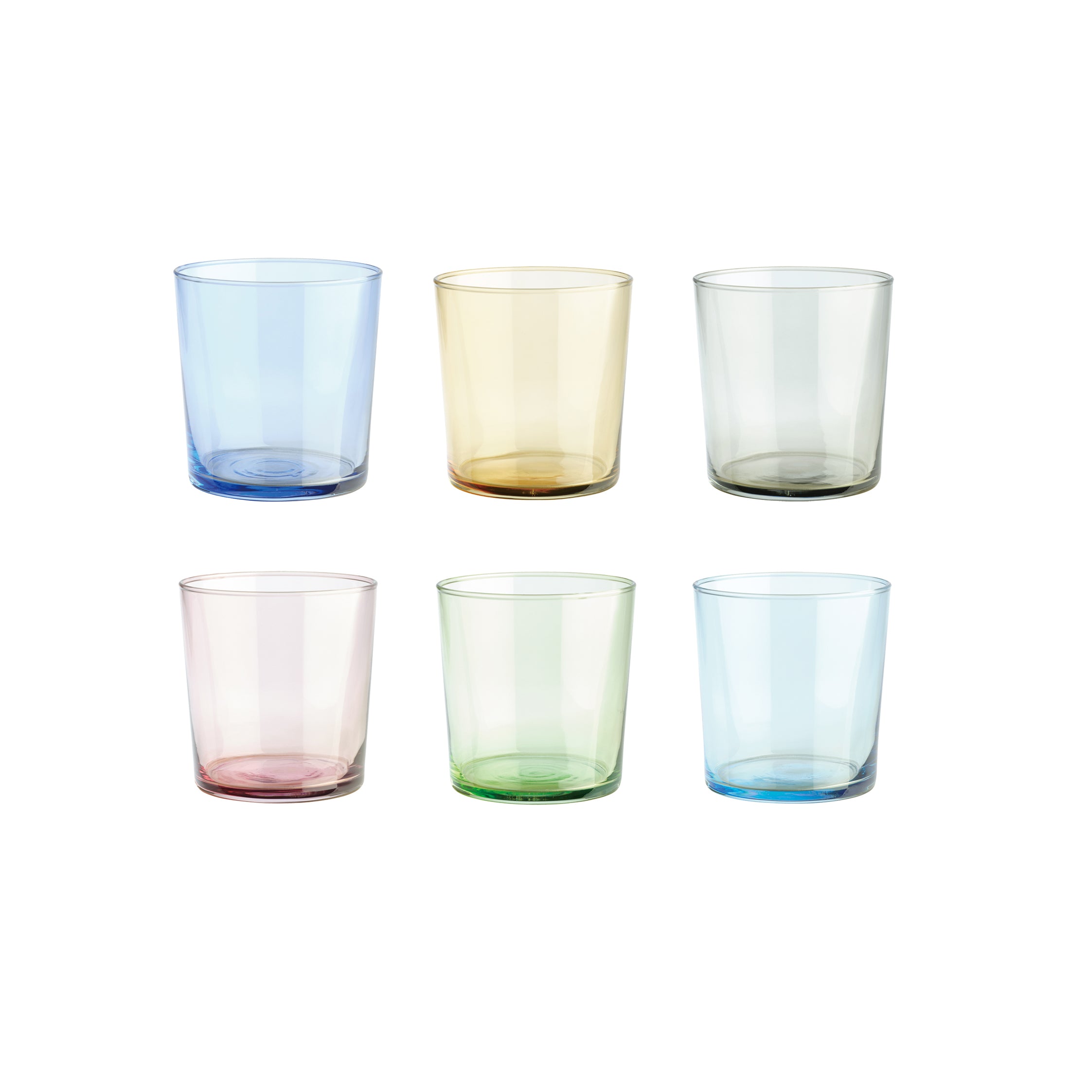 Herring & Bones - Concept Store Joyeux - Aida - Verres - Lot de 6 verres colorés "Tumbler"