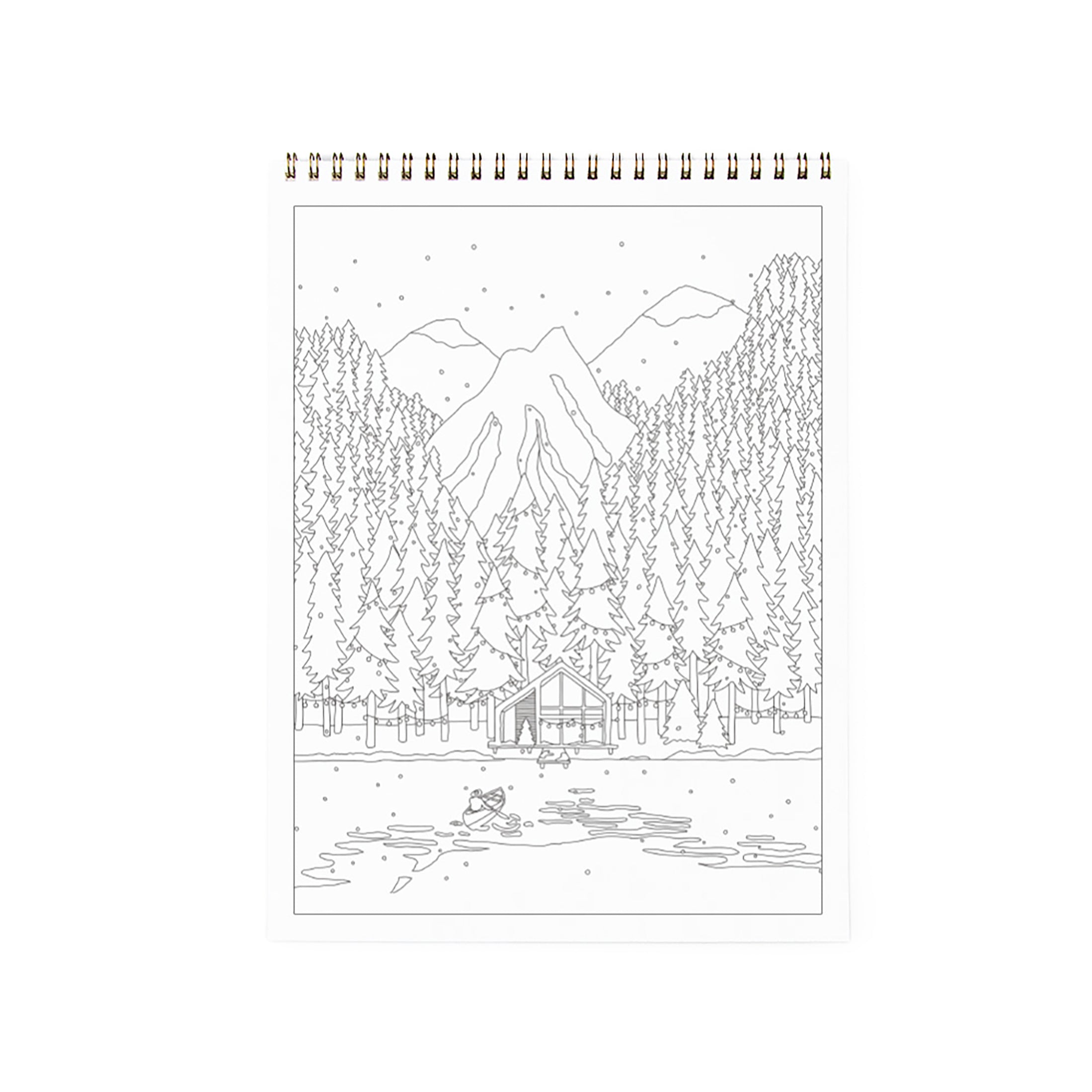 Herring & Bones - Concept Store Joyeux - All The Ways To Say - Carnets - Livre de coloriage "Winter"