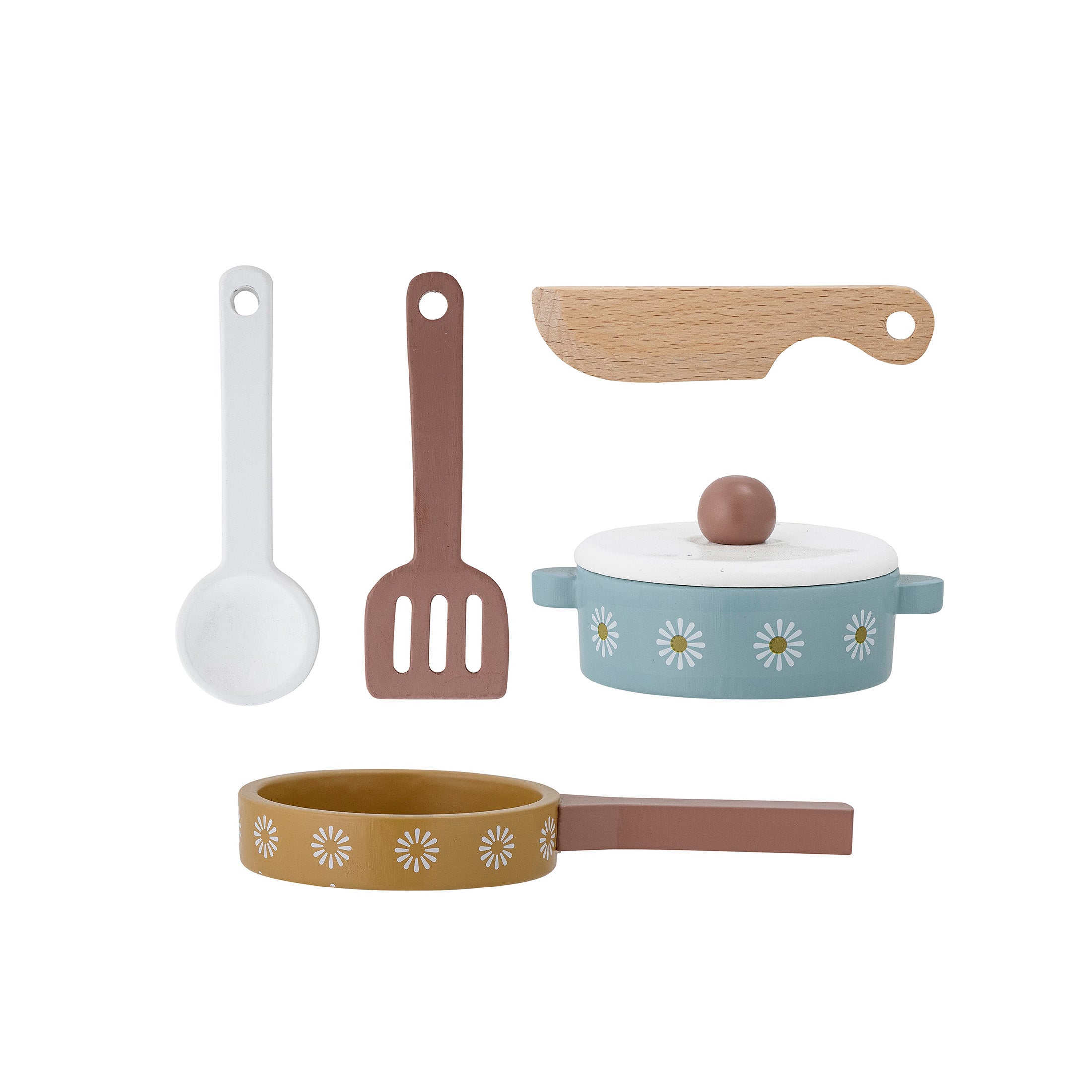Herring & Bones - Concept Store Joyeux - Bloomingville Mini - Peluches et Jouets - Mini set de jeu "Cuisine" en bois