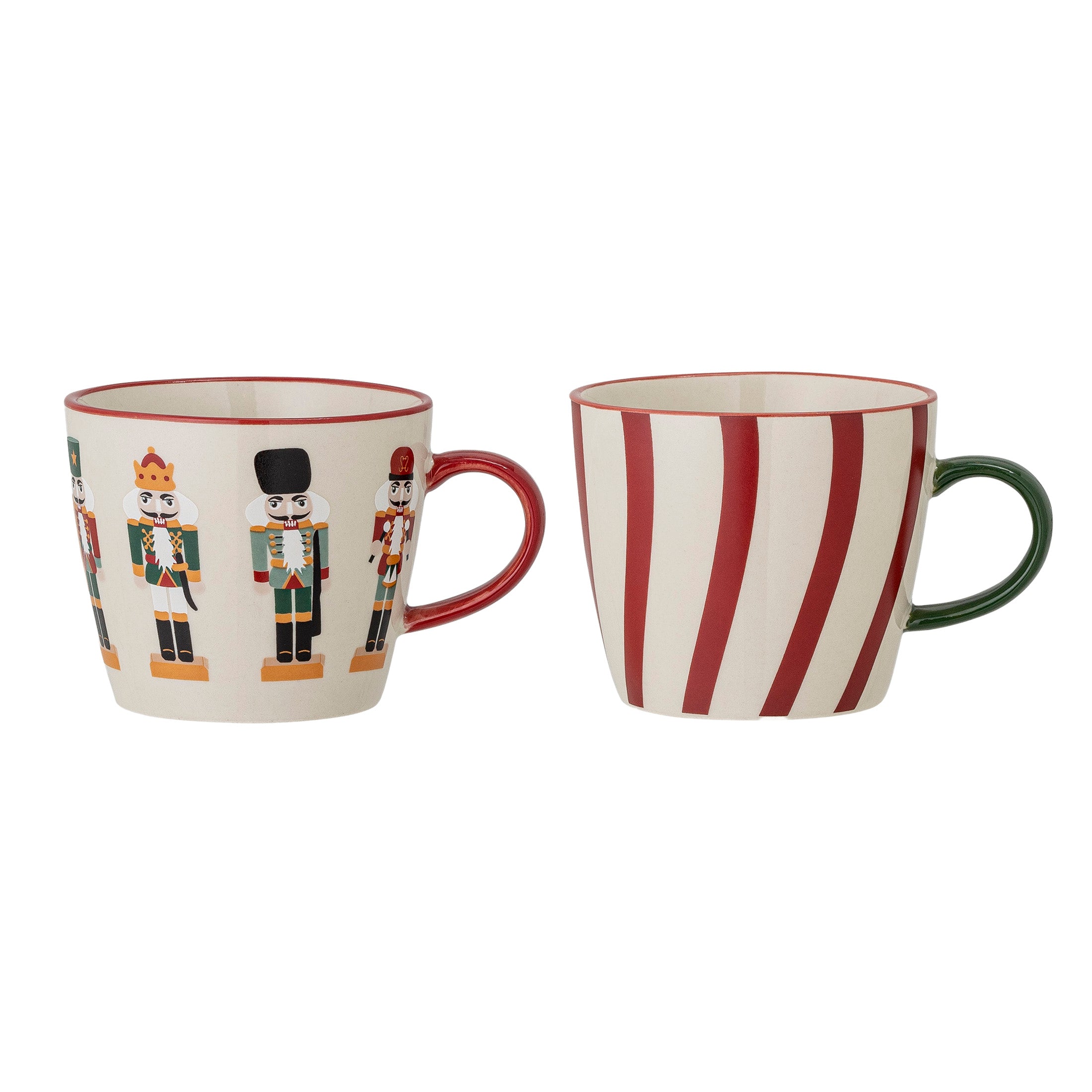 Herring & Bones - Concept Store Joyeux - Bloomingville - Tasses - Lot de 2 mugs de Noël "Jolly"